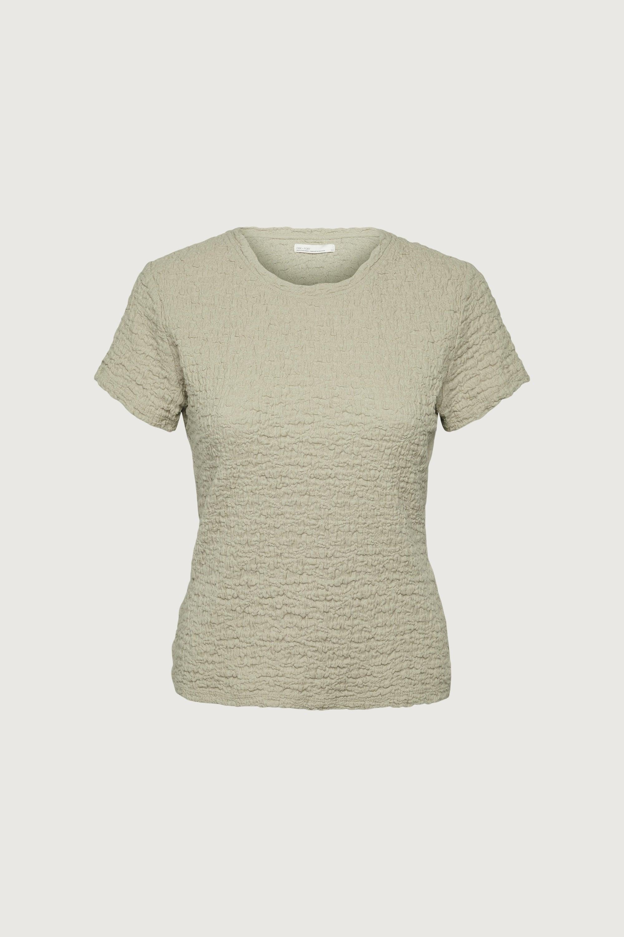CRINKLE TEXTURED T-SHIRT by OAK + FORT