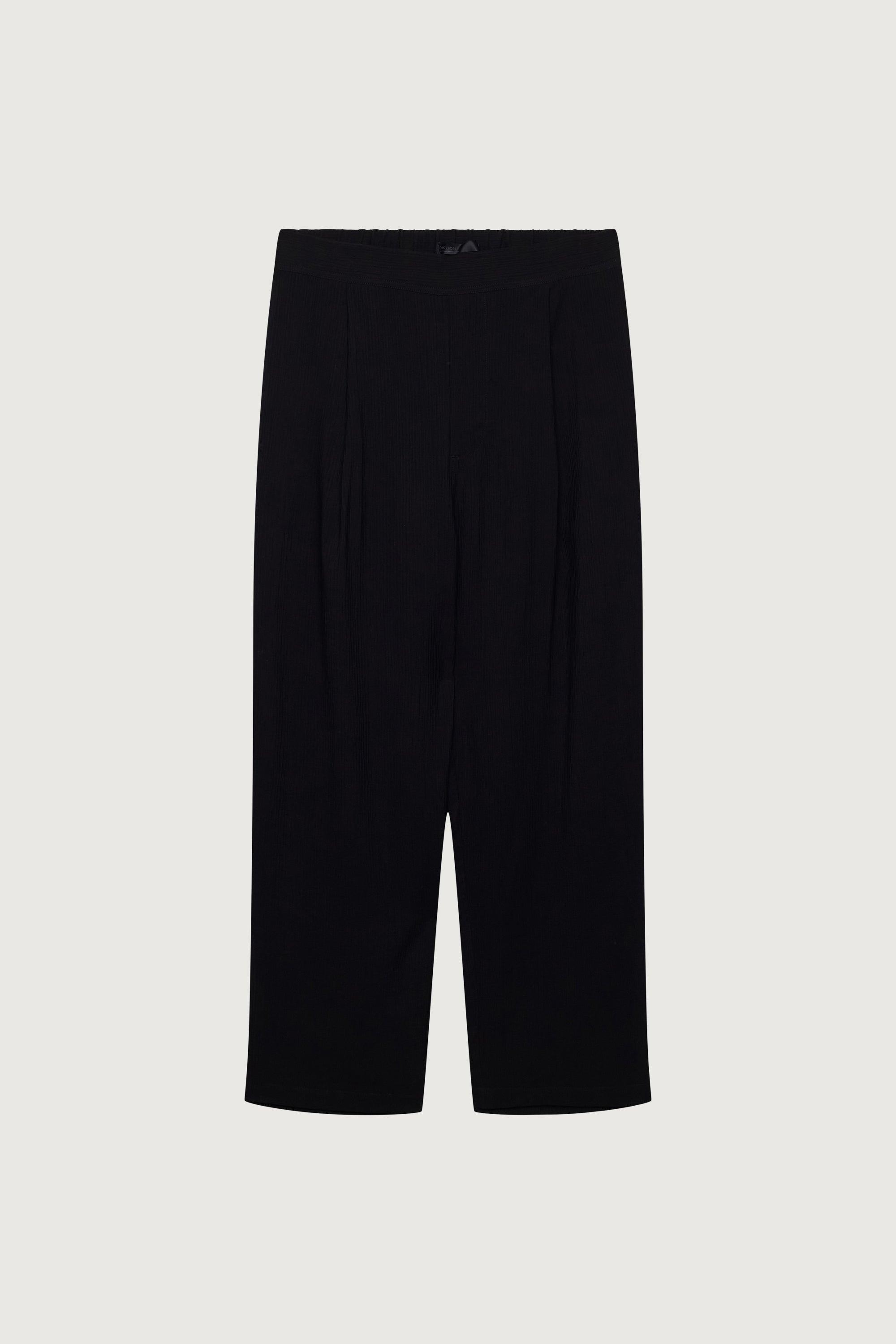 CRINKLED PLEATED TROUSER by OAK + FORT
