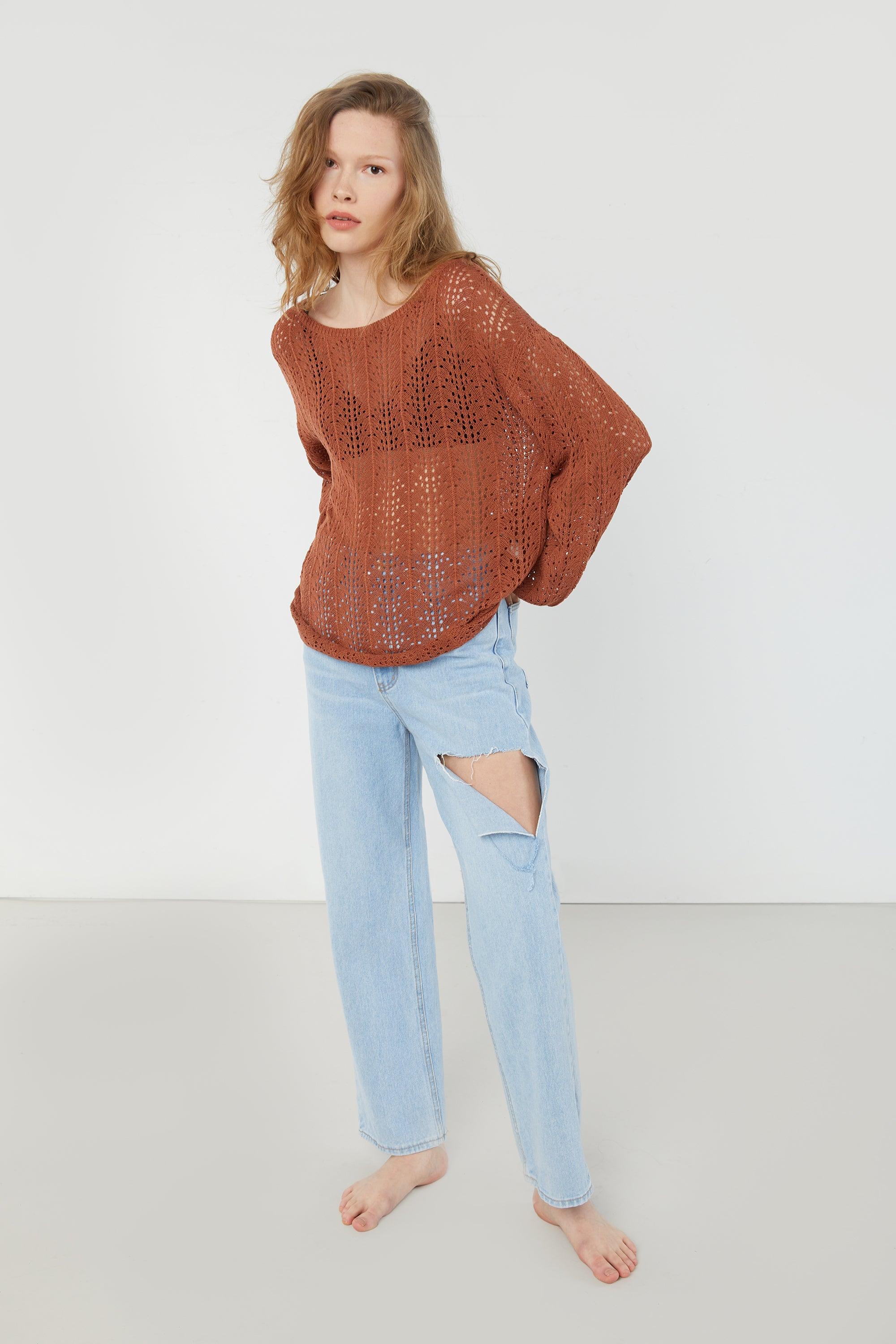CROCHET SWEATER by OAK + FORT