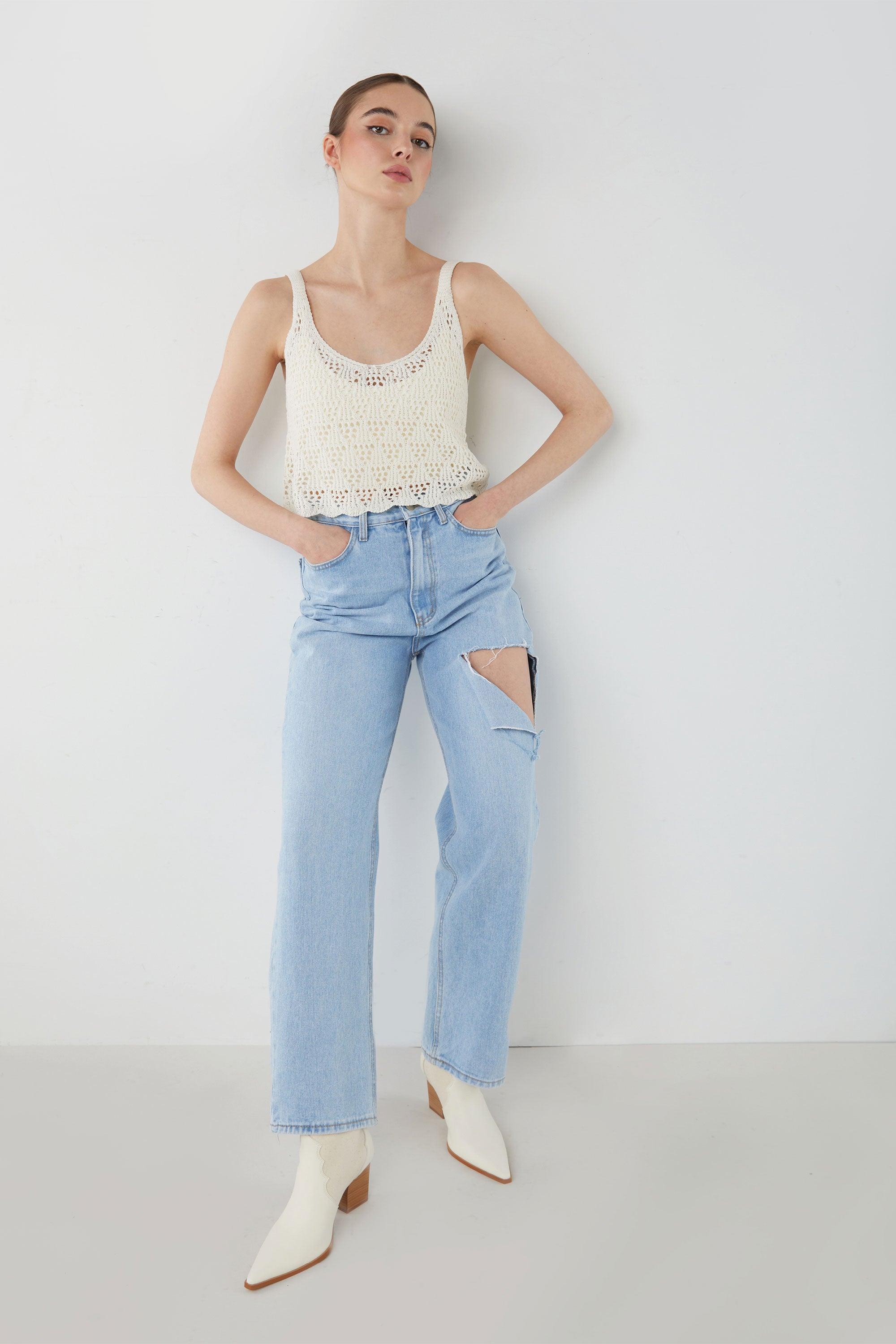 CROCHET TANK by OAK + FORT