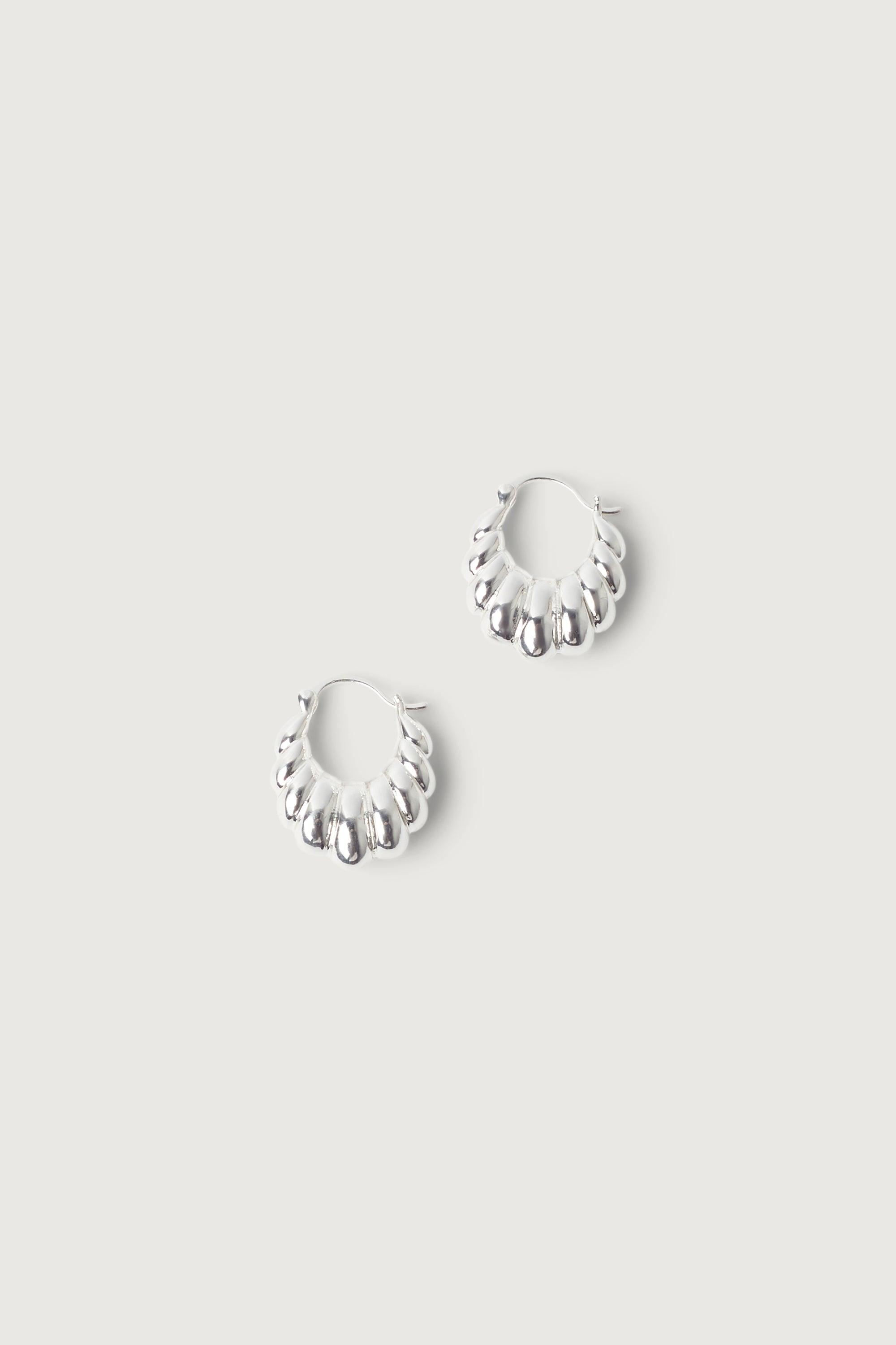 CROISSANT HUGGIE EARRINGS by OAK + FORT