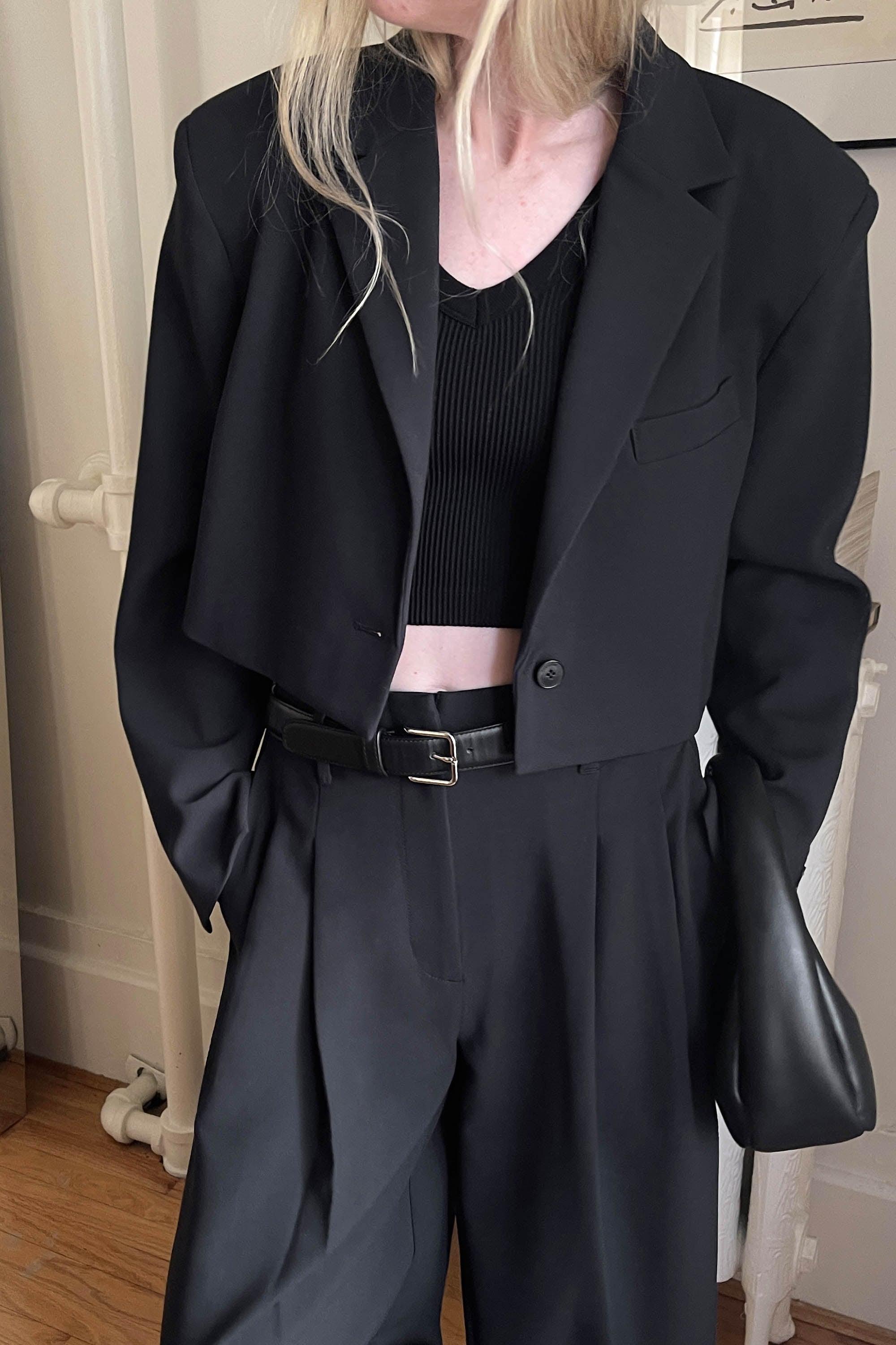 CROPPED BLAZER by OAK + FORT