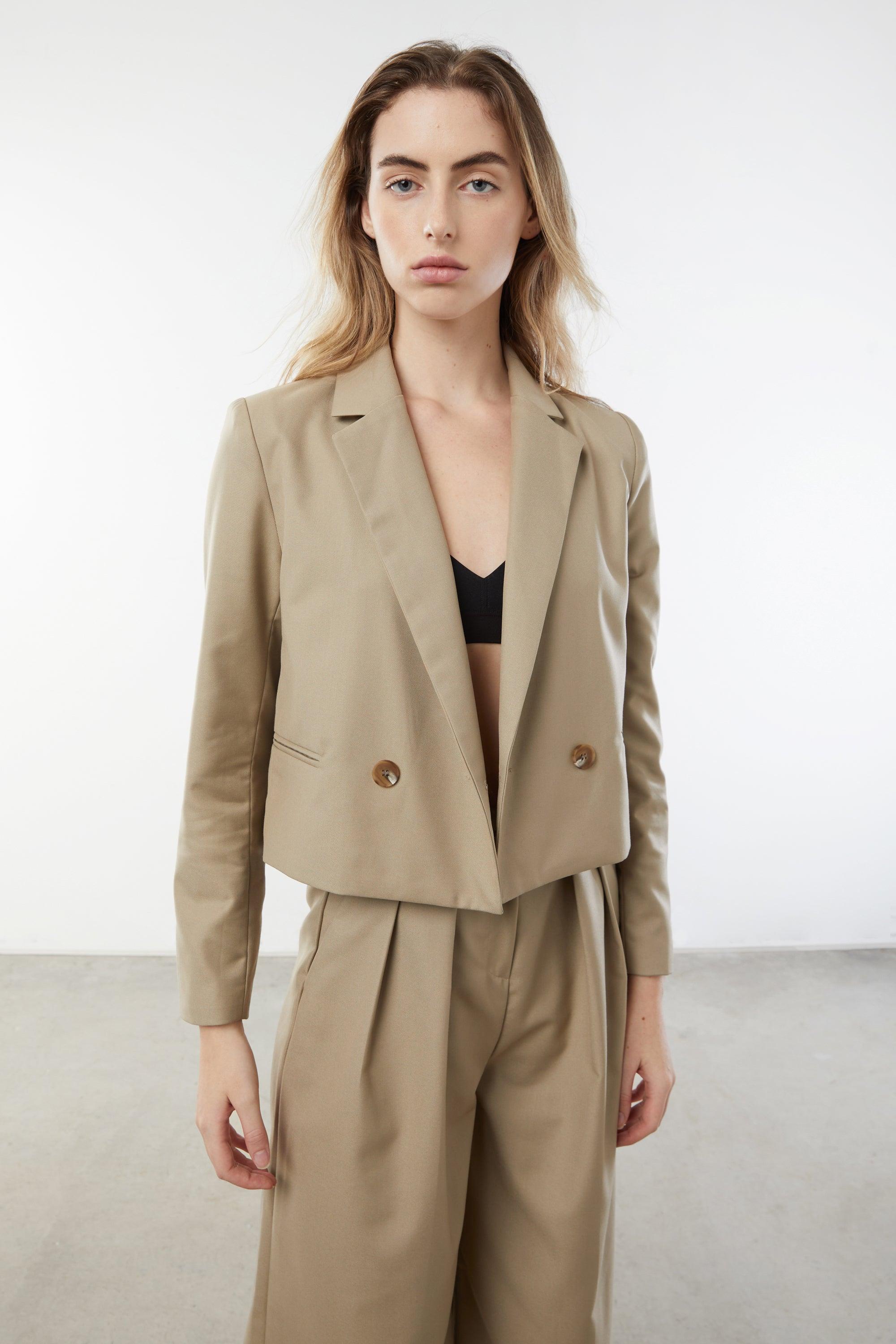 CROPPED BLAZER by OAK + FORT