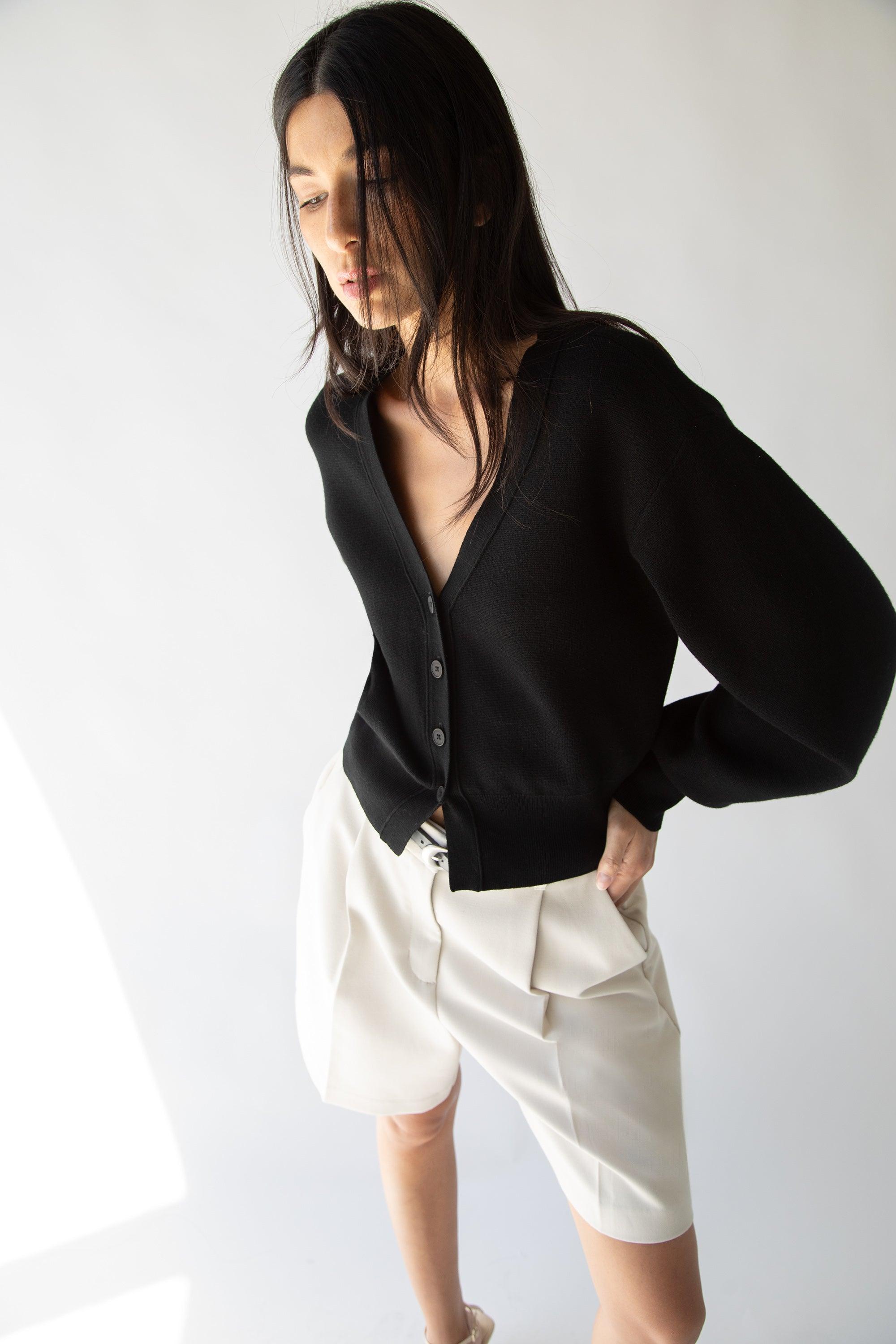 CROPPED CARDIGAN by OAK + FORT