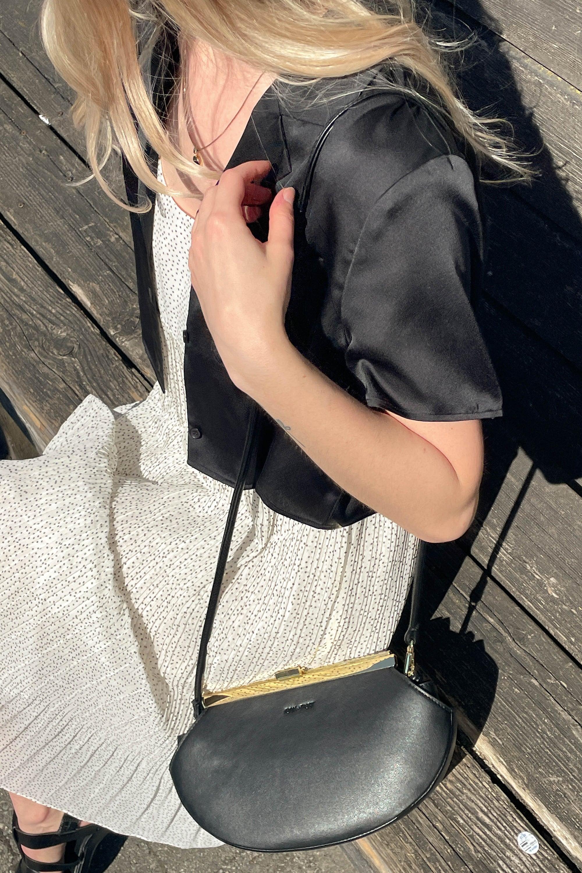 CROPPED COLLARED SHIRT by OAK + FORT