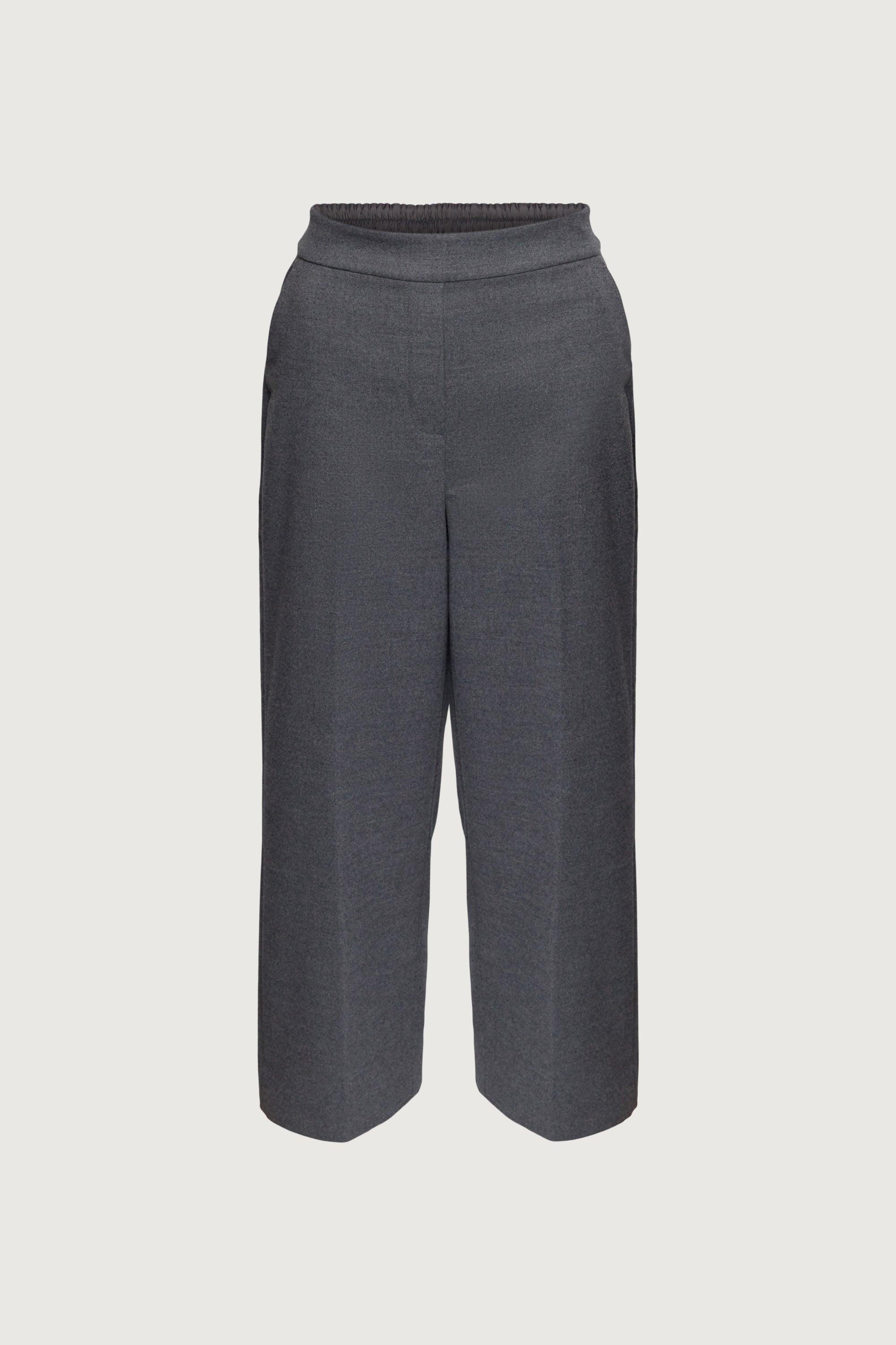 CROPPED HALF ELASTIC WAIST PANT by OAK + FORT