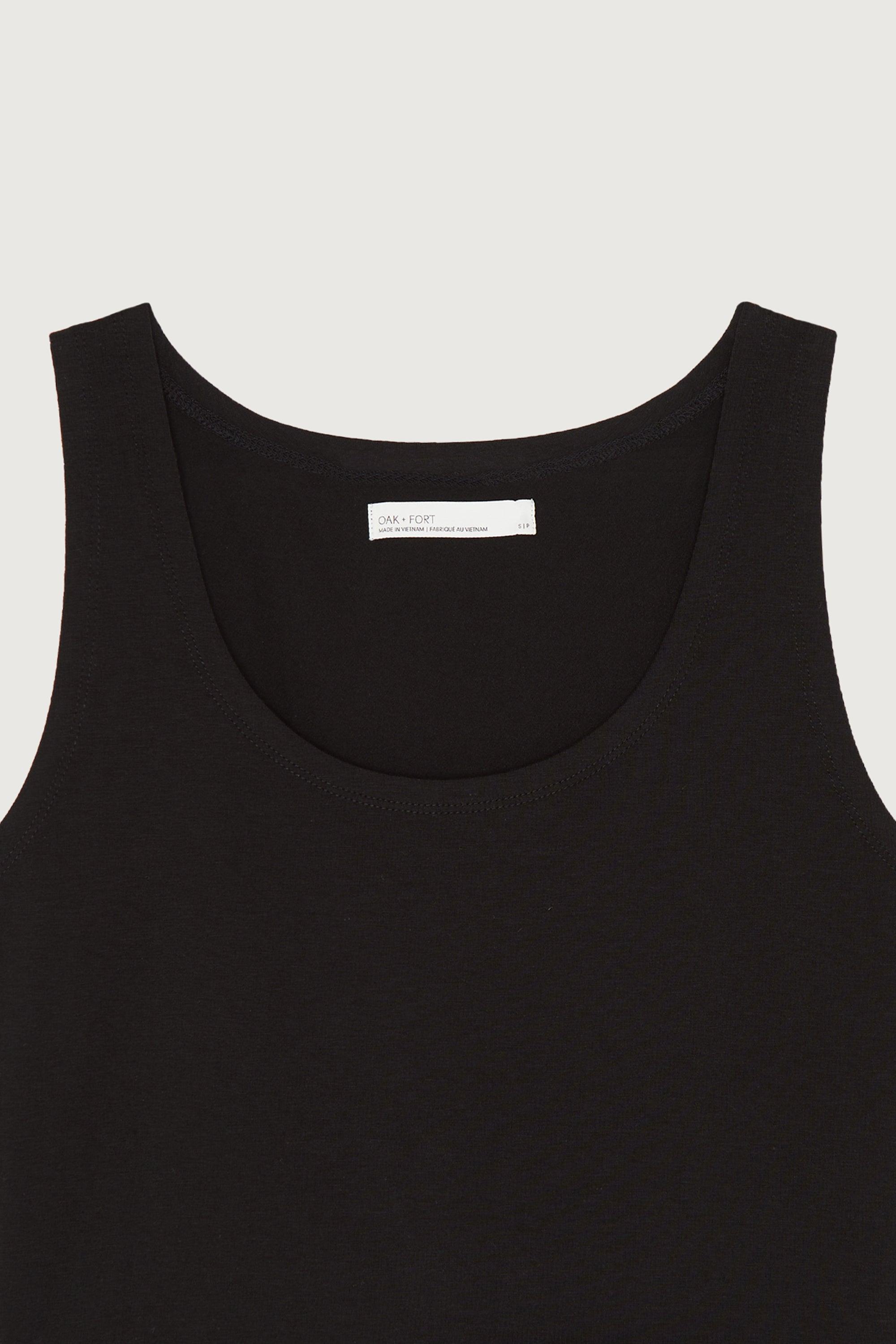 CROPPED SCOOP NECK TANK by OAK + FORT