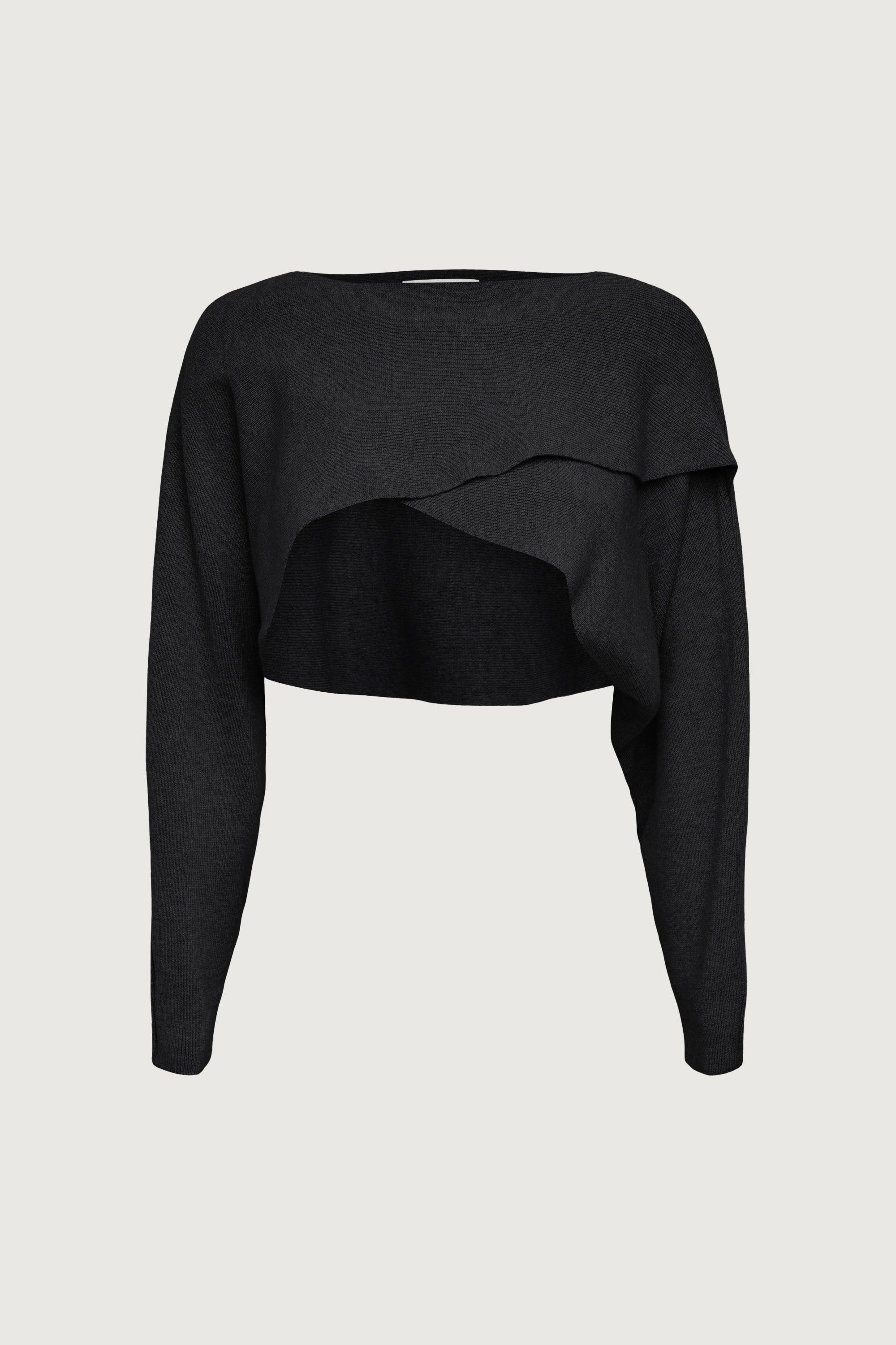 CROPPED SHRUG SWEATER by OAK + FORT
