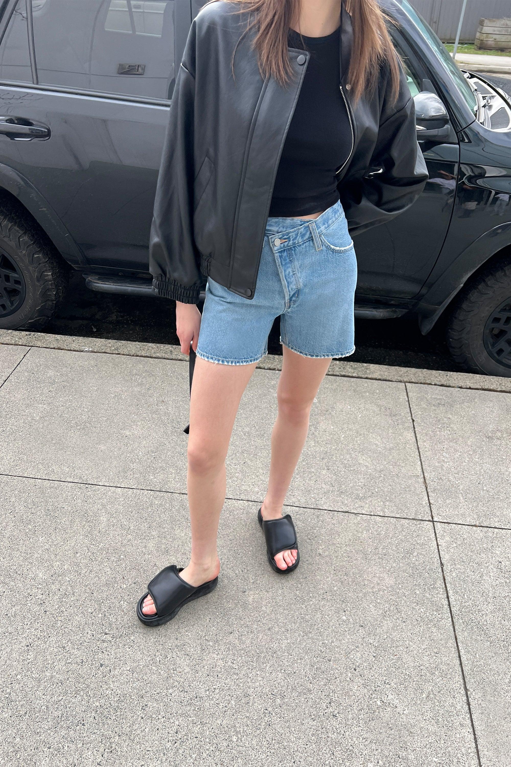 CROSSFRONT JEAN SHORT by OAK + FORT