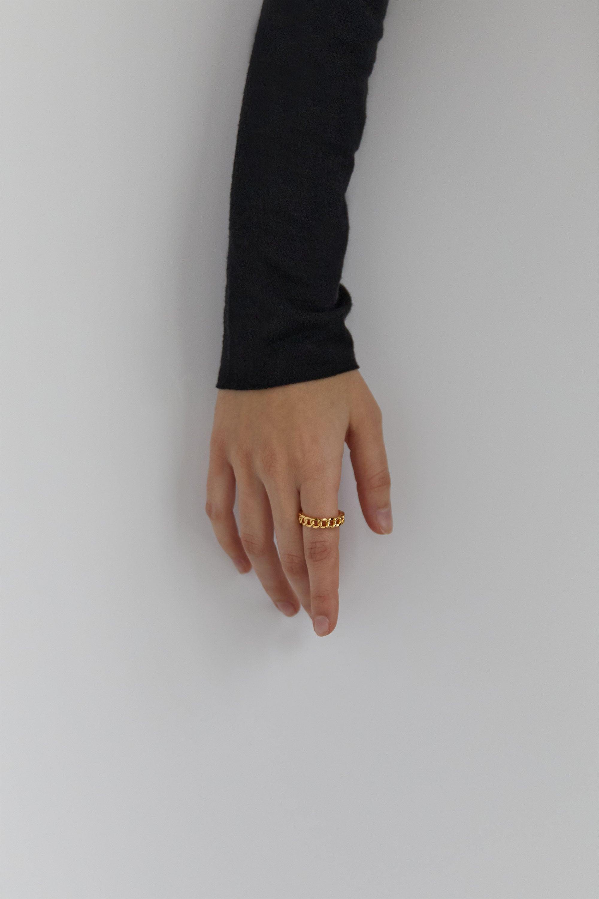 CURB CHAIN RING by OAK + FORT