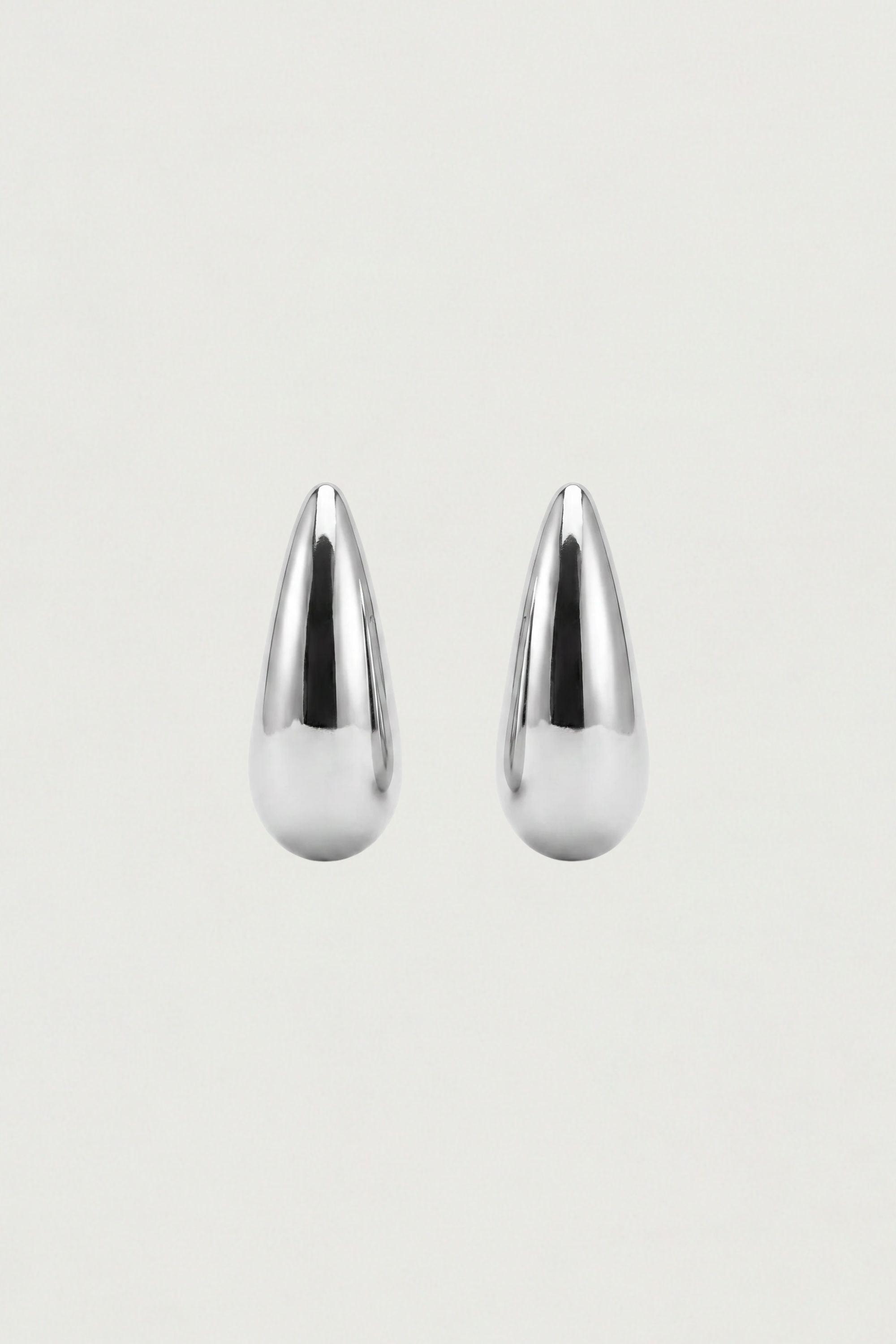 CURVED HOOP EARRINGS by OAK + FORT