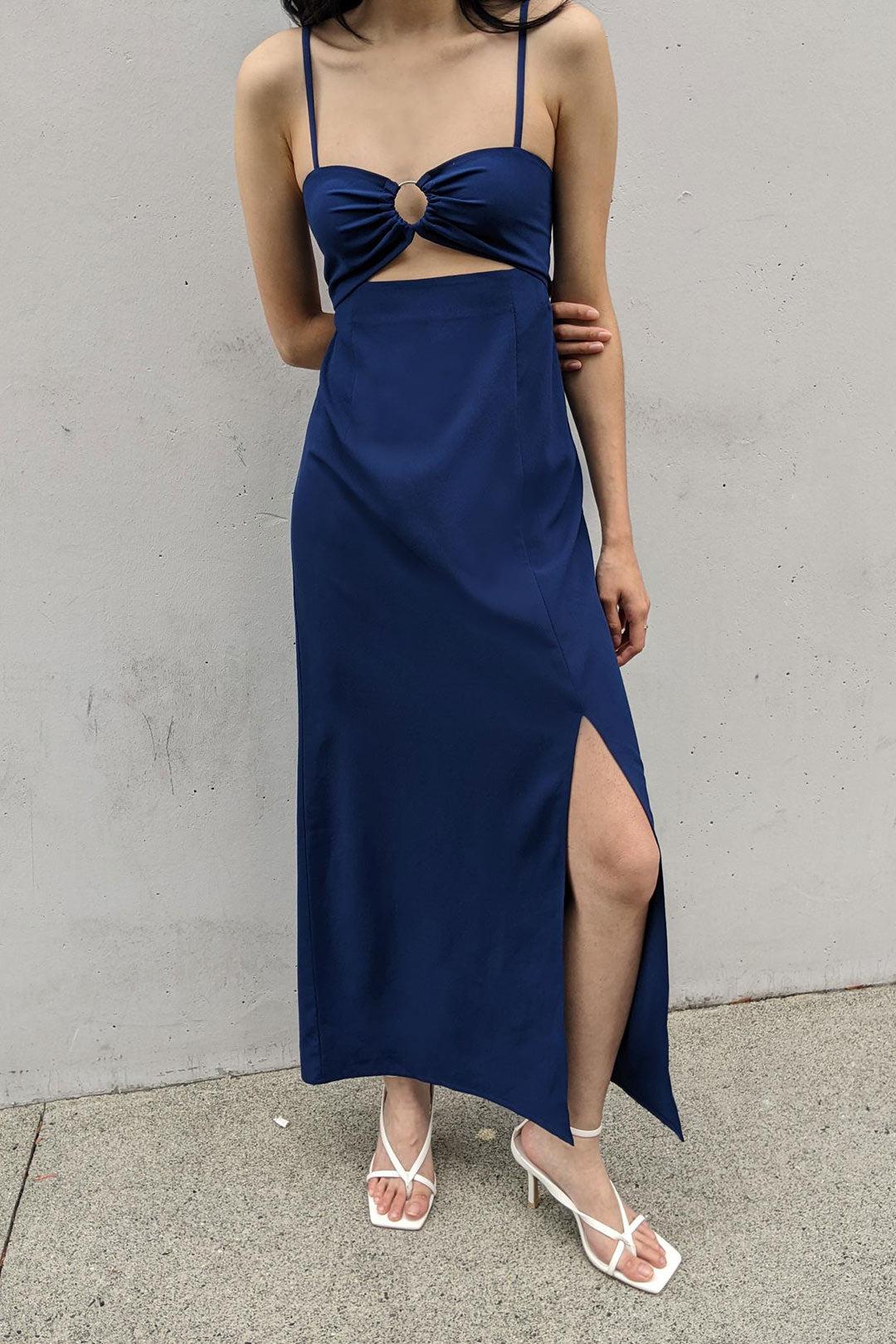 CUTOUT MIDI DRESS by OAK + FORT