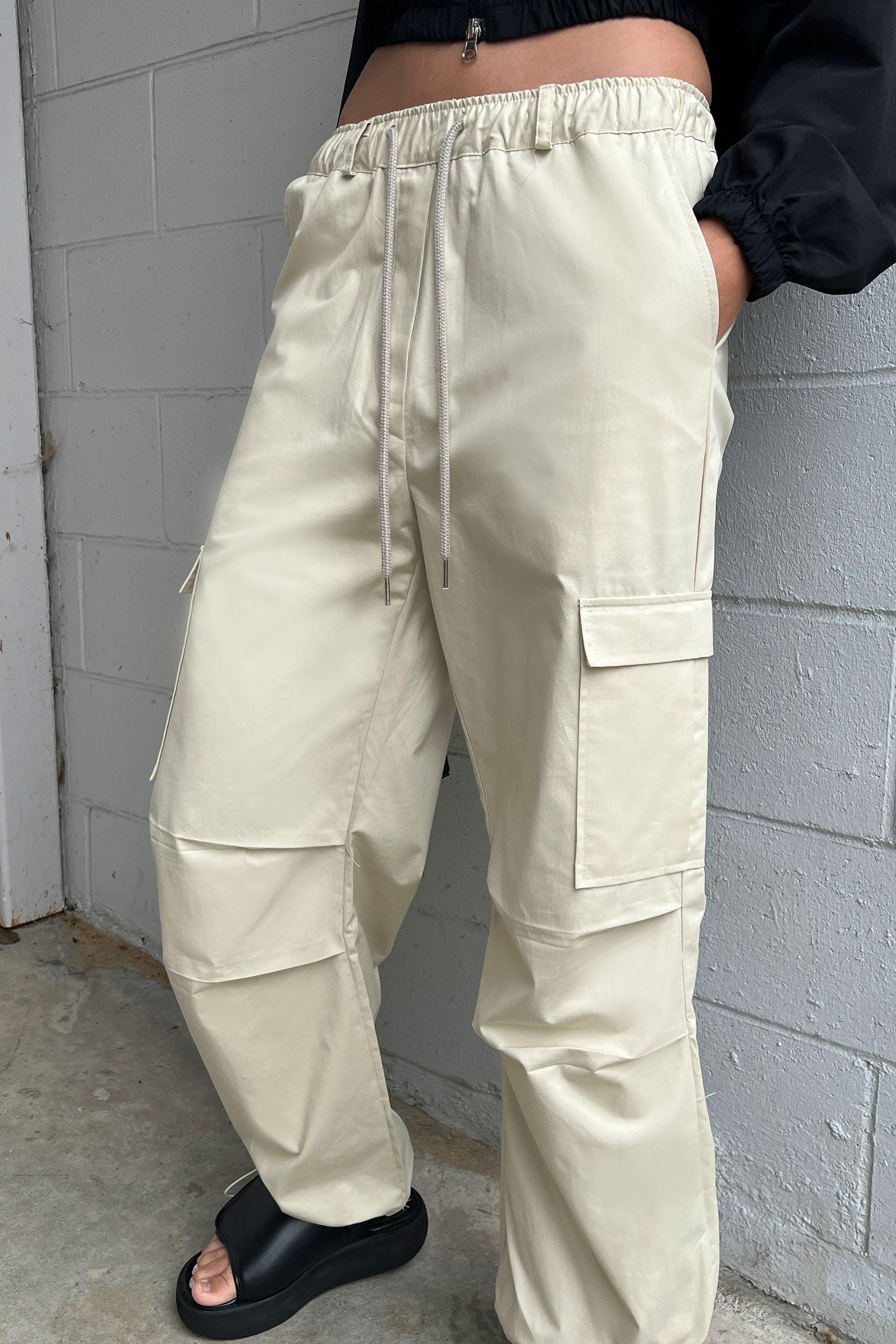 DRAWSTRING WAIST CARGO PANT by OAK + FORT