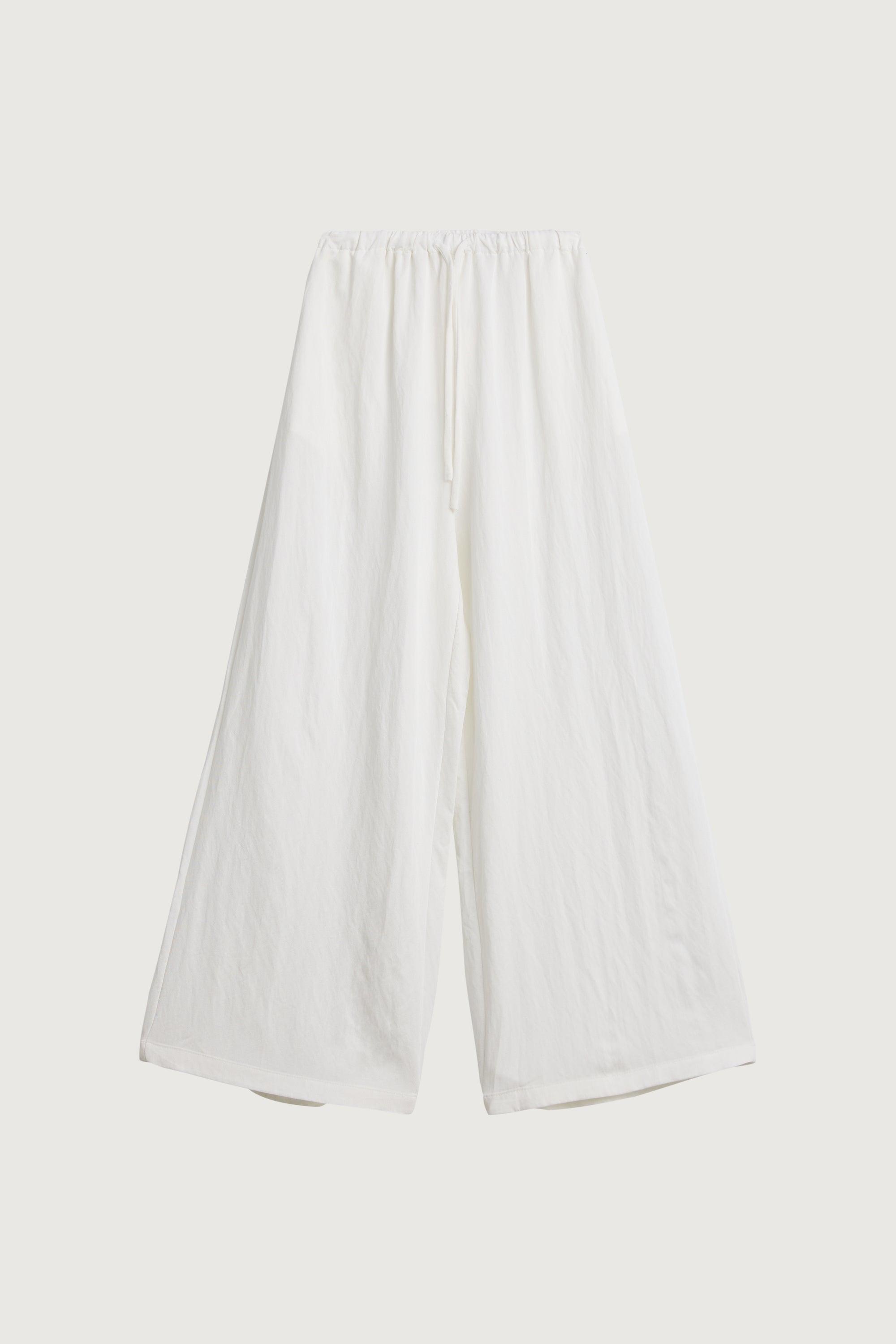 DRAWSTRING WAIST WIDE LEG PANT by OAK + FORT