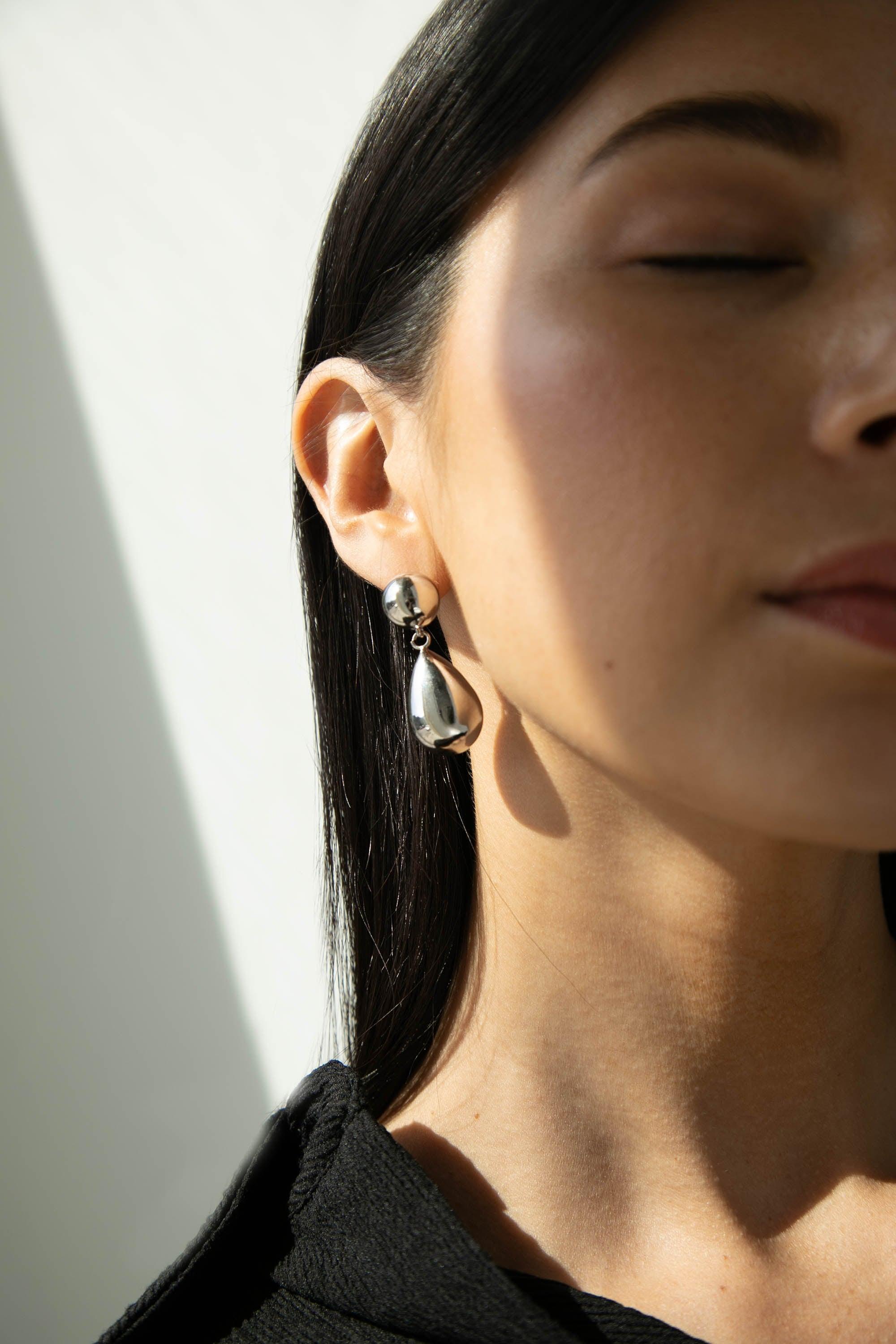 DROP PENDANT EARRING by OAK + FORT