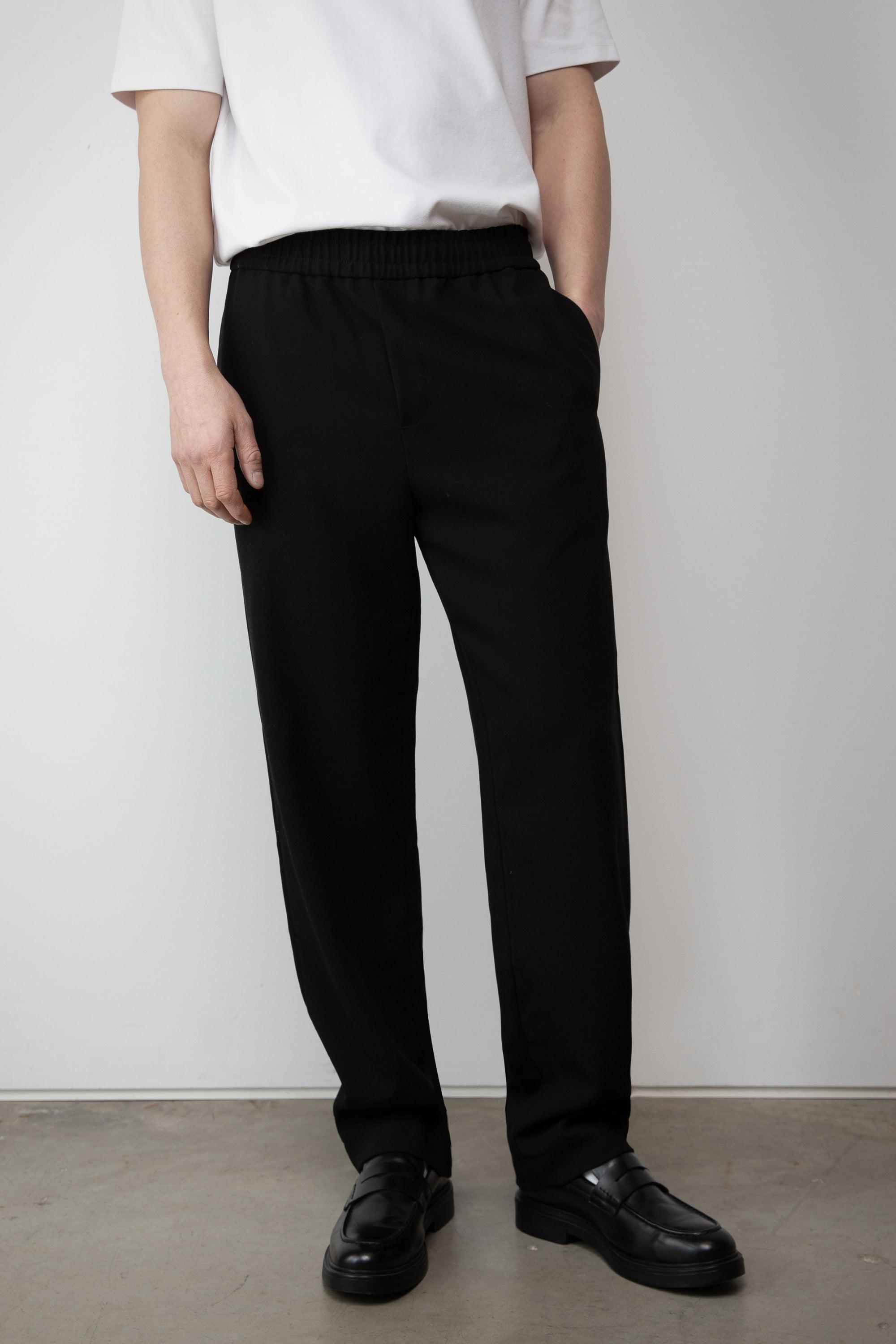 ELASTIC WAIST STRAIGHT LEG PANT by OAK + FORT