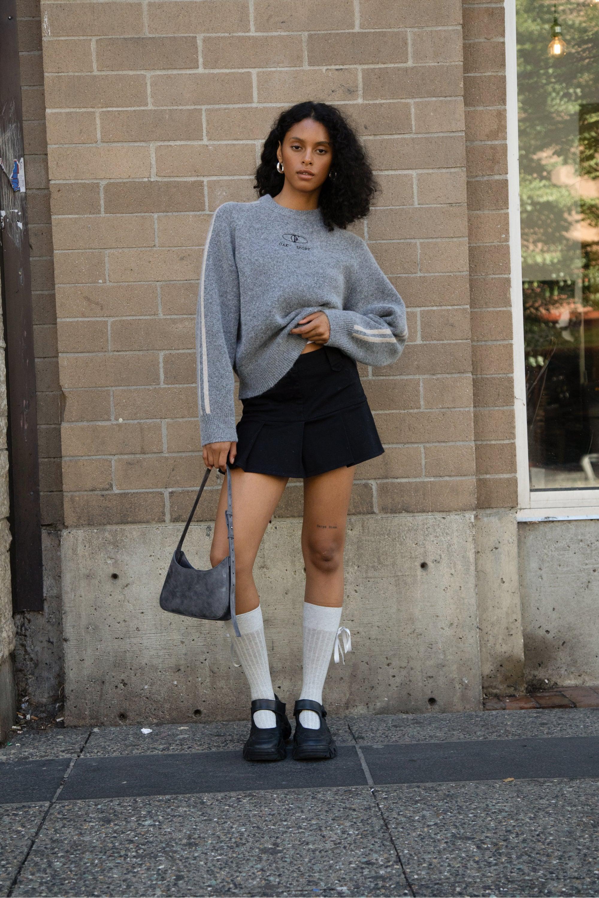 EMBROIDERED OAK SPORT SWEATER by OAK + FORT
