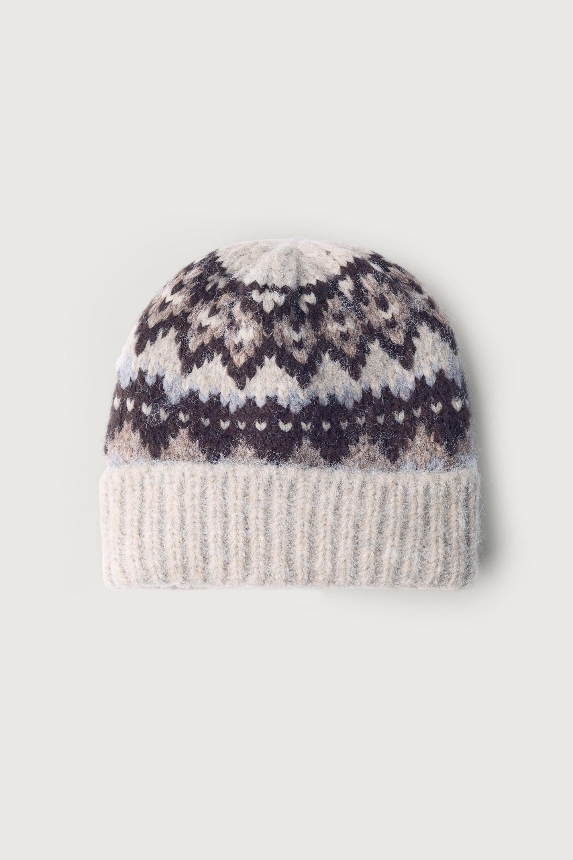 FAIR ISLE PATTERN BEANIE by OAK + FORT
