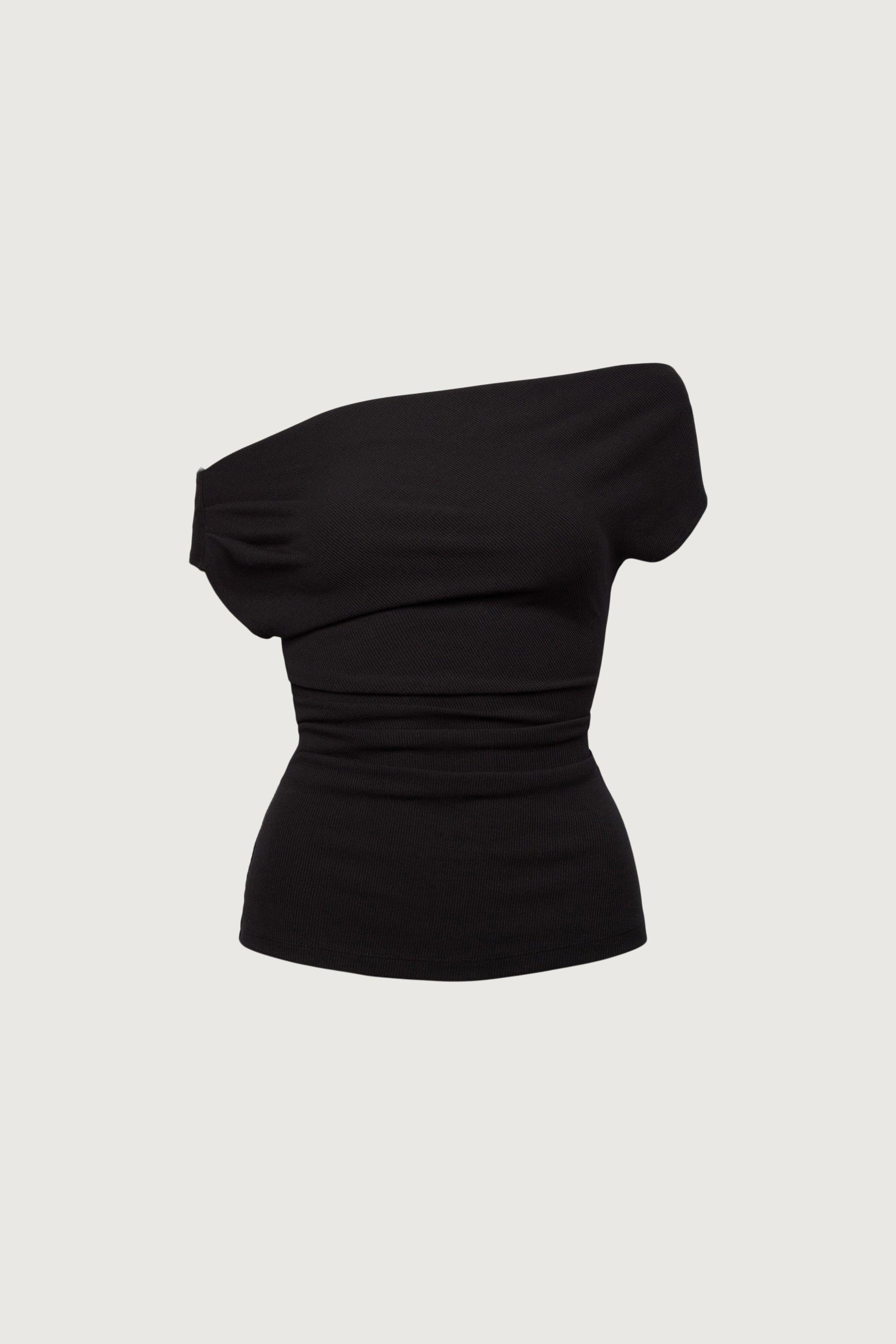 FITTED OFF THE SHOULDER TOP by undefined