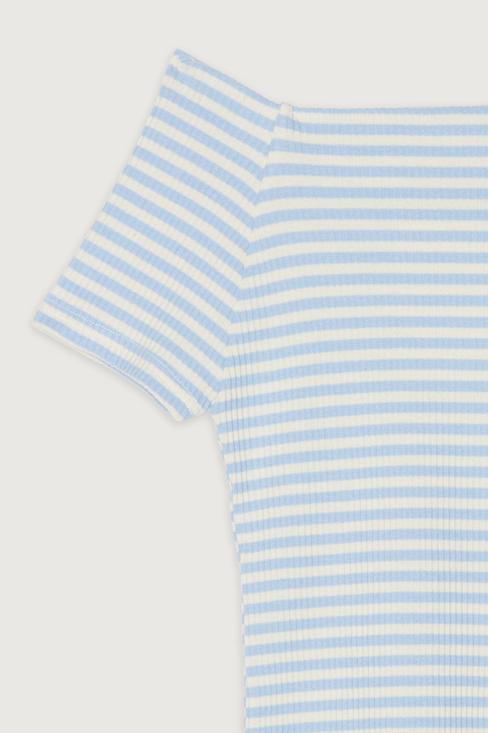 FITTED STRIPED TOP by OAK + FORT