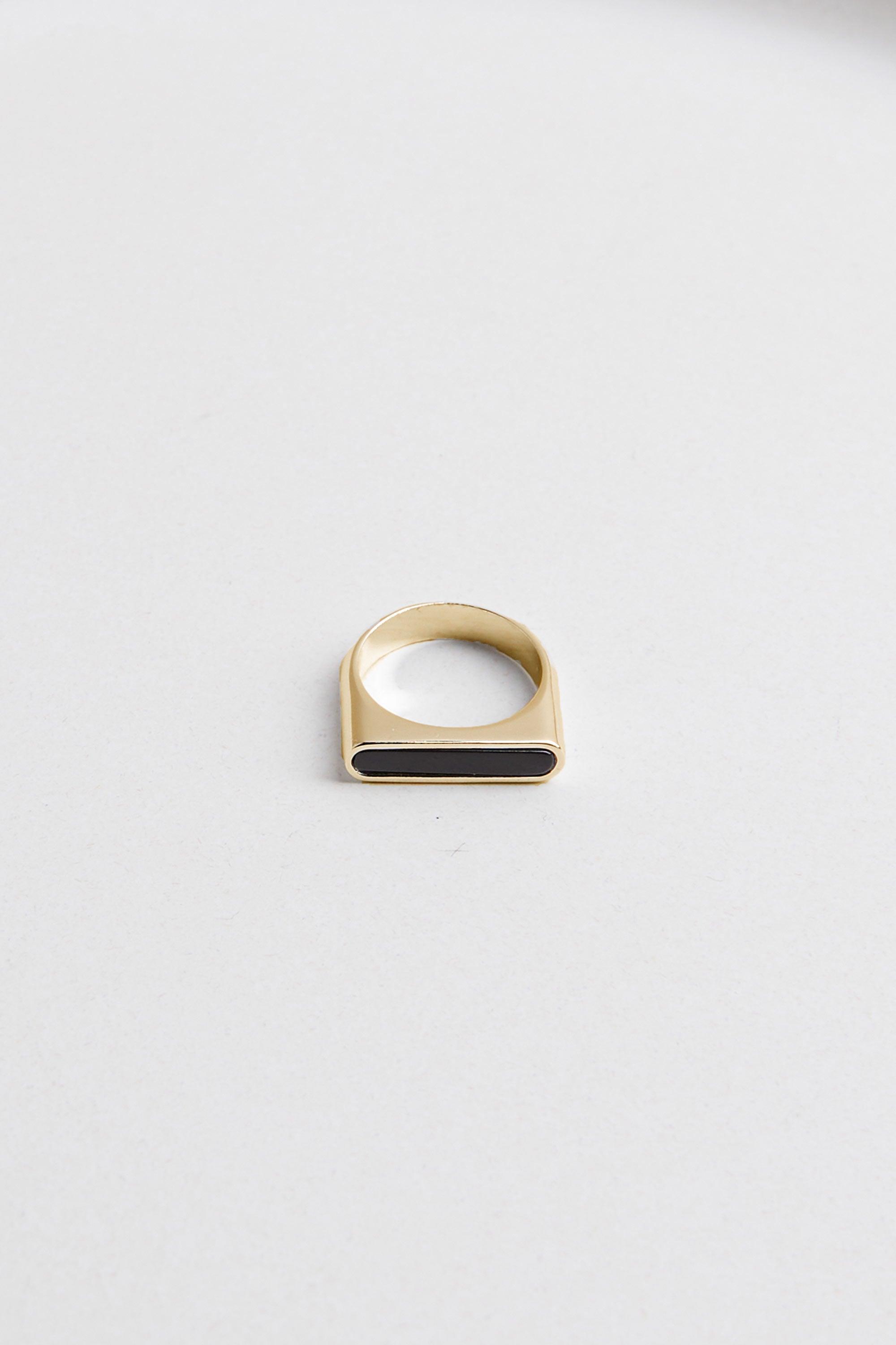FLAT TOP RING by OAK + FORT