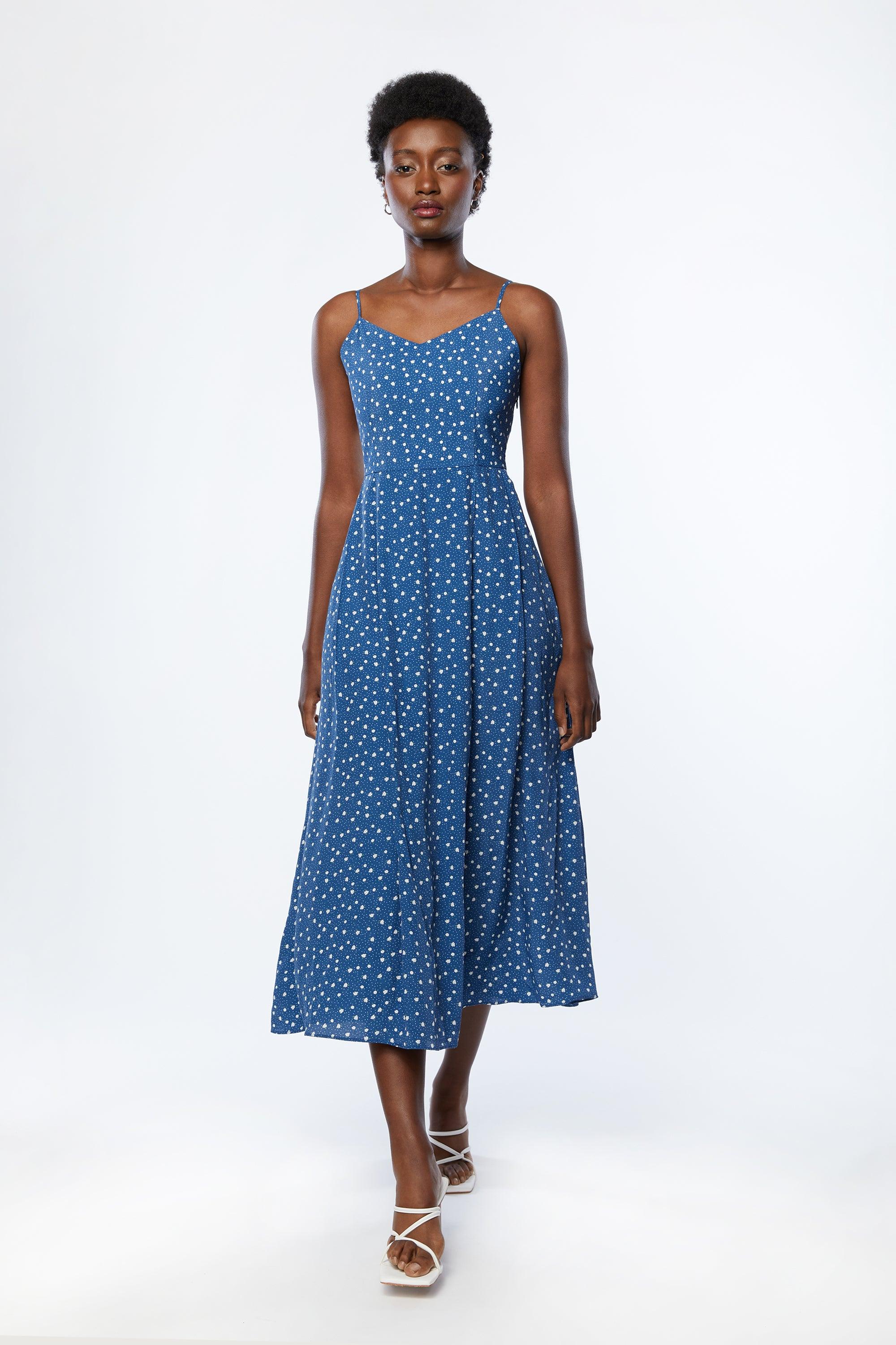 FLORAL MIDI DRESS by OAK + FORT