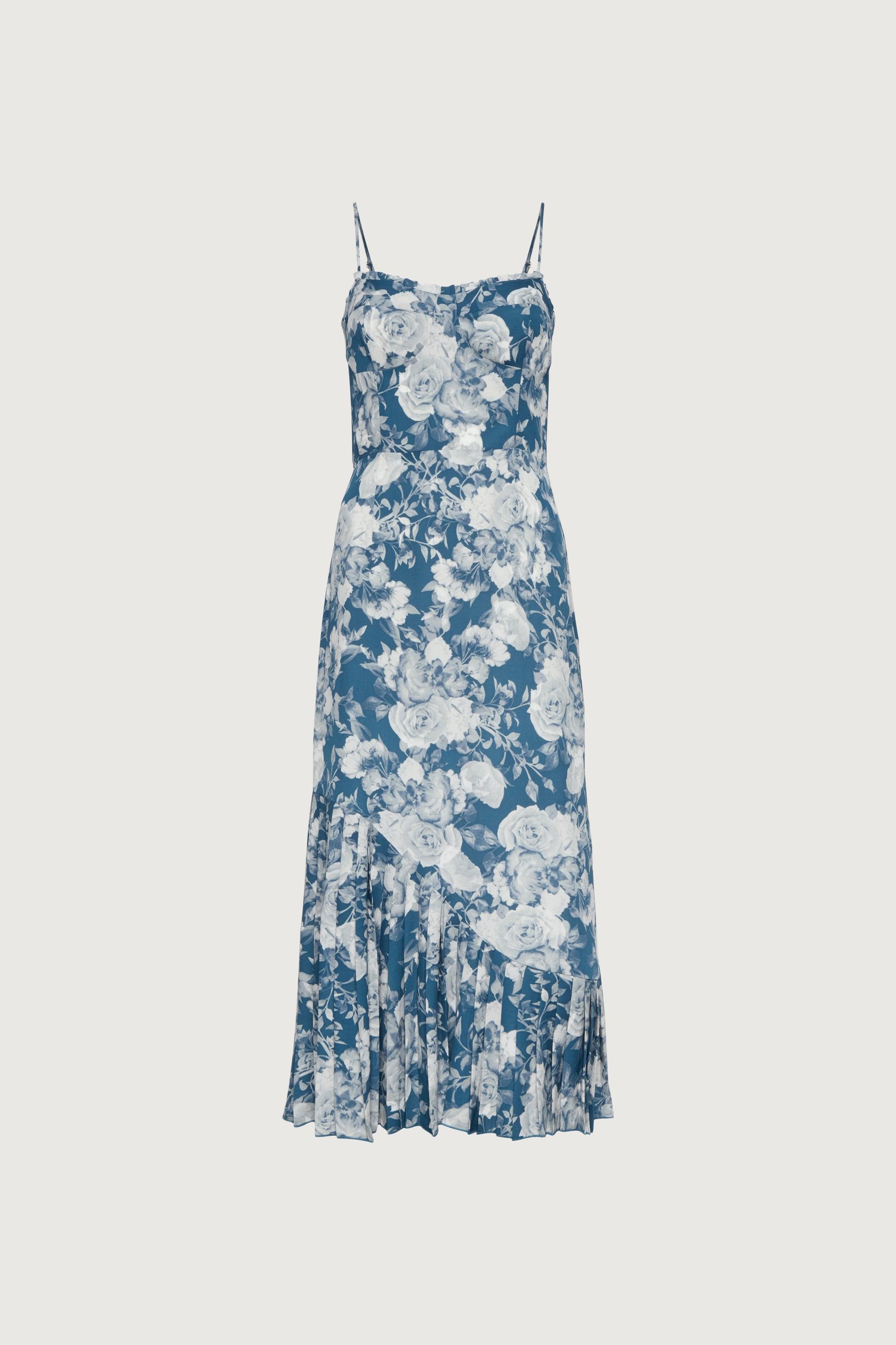 FLORAL PRINT MAXI DRESS by OAK + FORT
