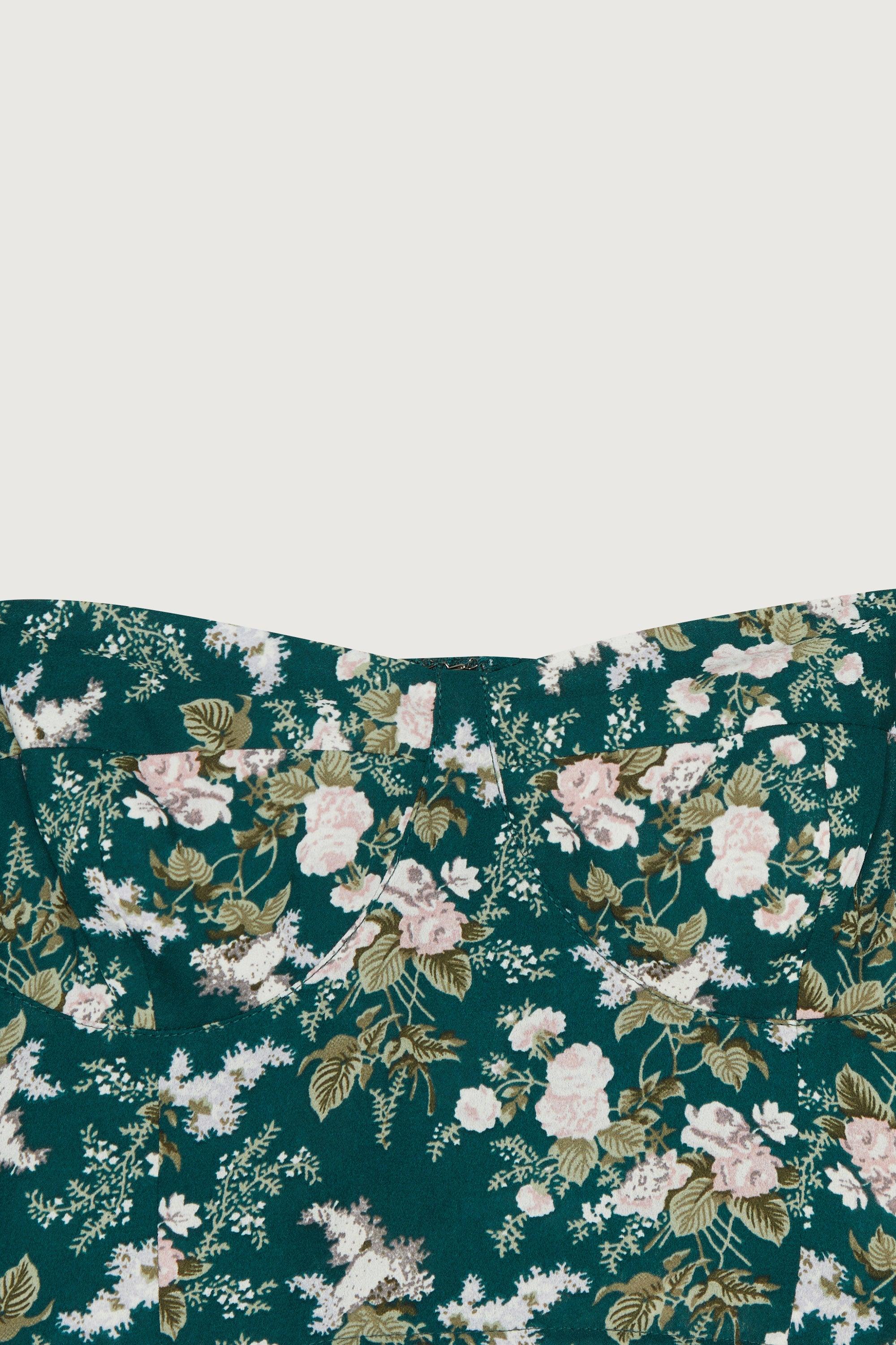 FLORAL PUFF SLEEVE TOP by OAK + FORT