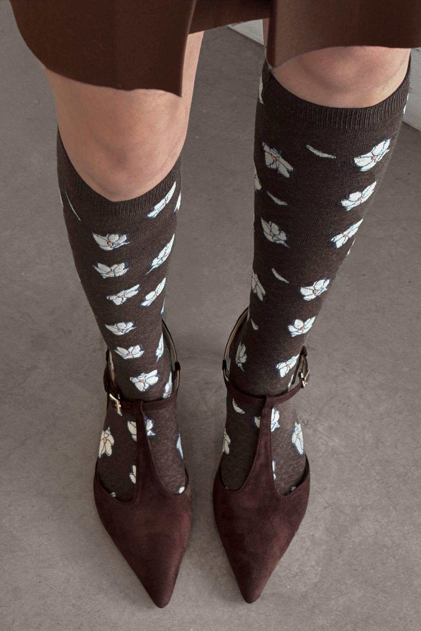 FLOWER PATTERN SOCKS by OAK + FORT