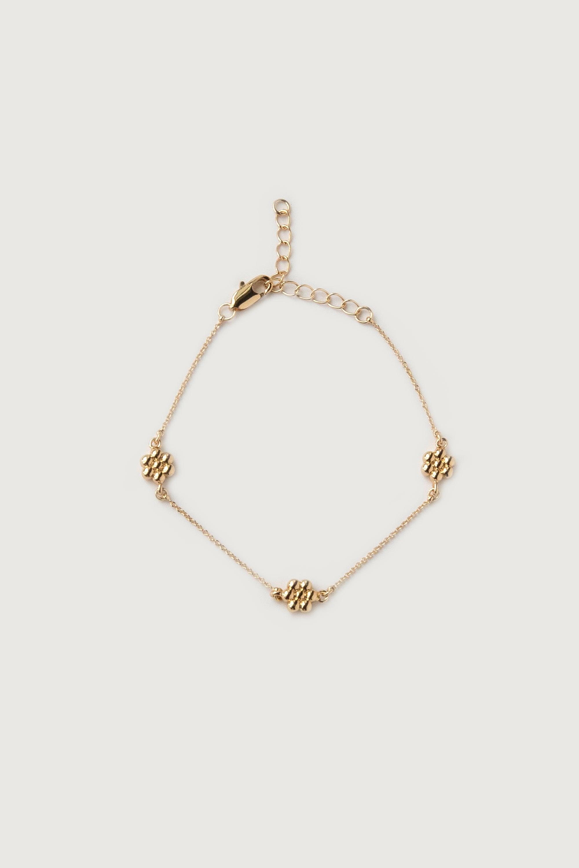 FLOWER ROLO CHAIN BRACELET by OAK + FORT