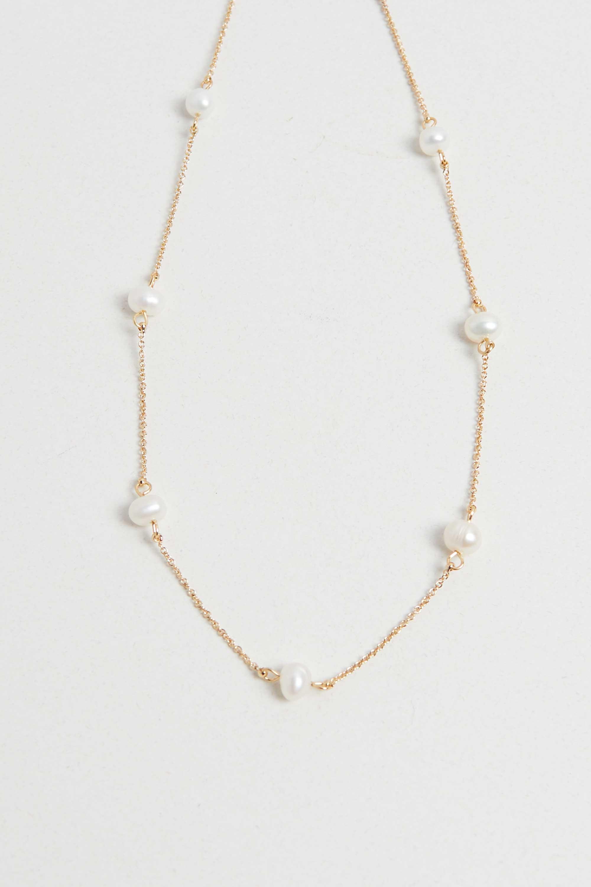 FRESH WATER PEARL CHAIN NECKLACE by OAK + FORT