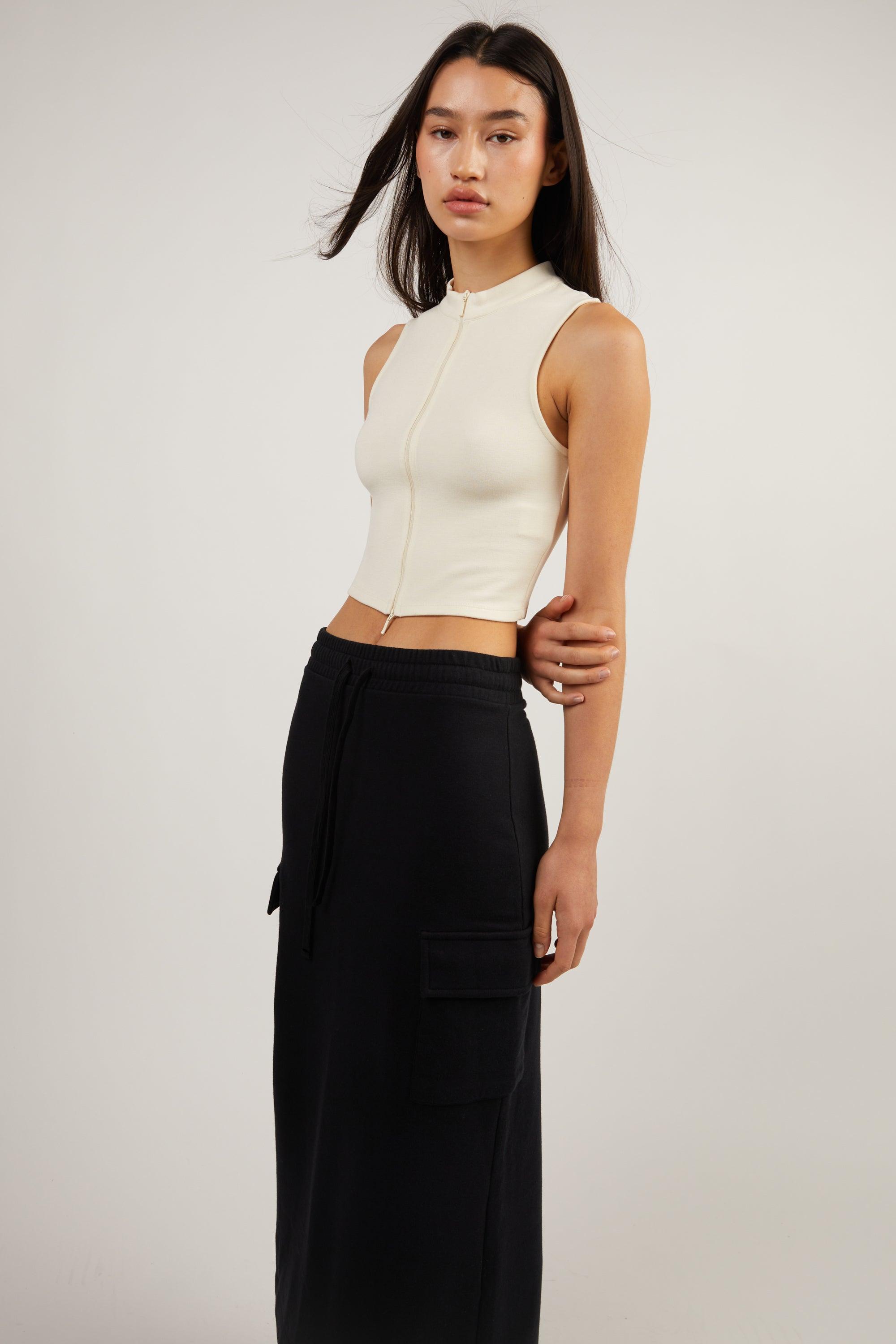 FRONT ZIP MOCKNECK SCUBA TANK by OAK + FORT