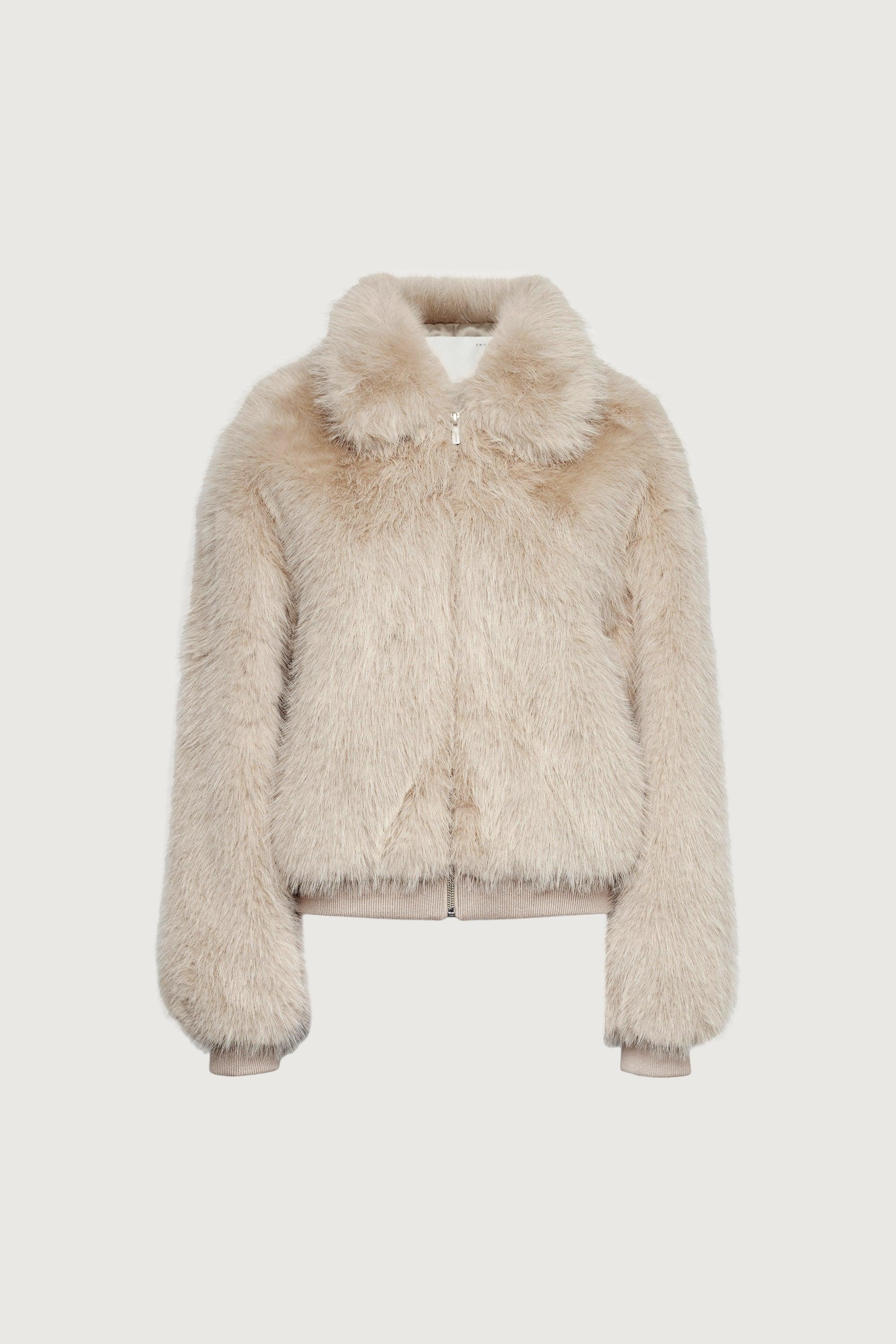FUZZY BOMBER JACKET by OAK + FORT