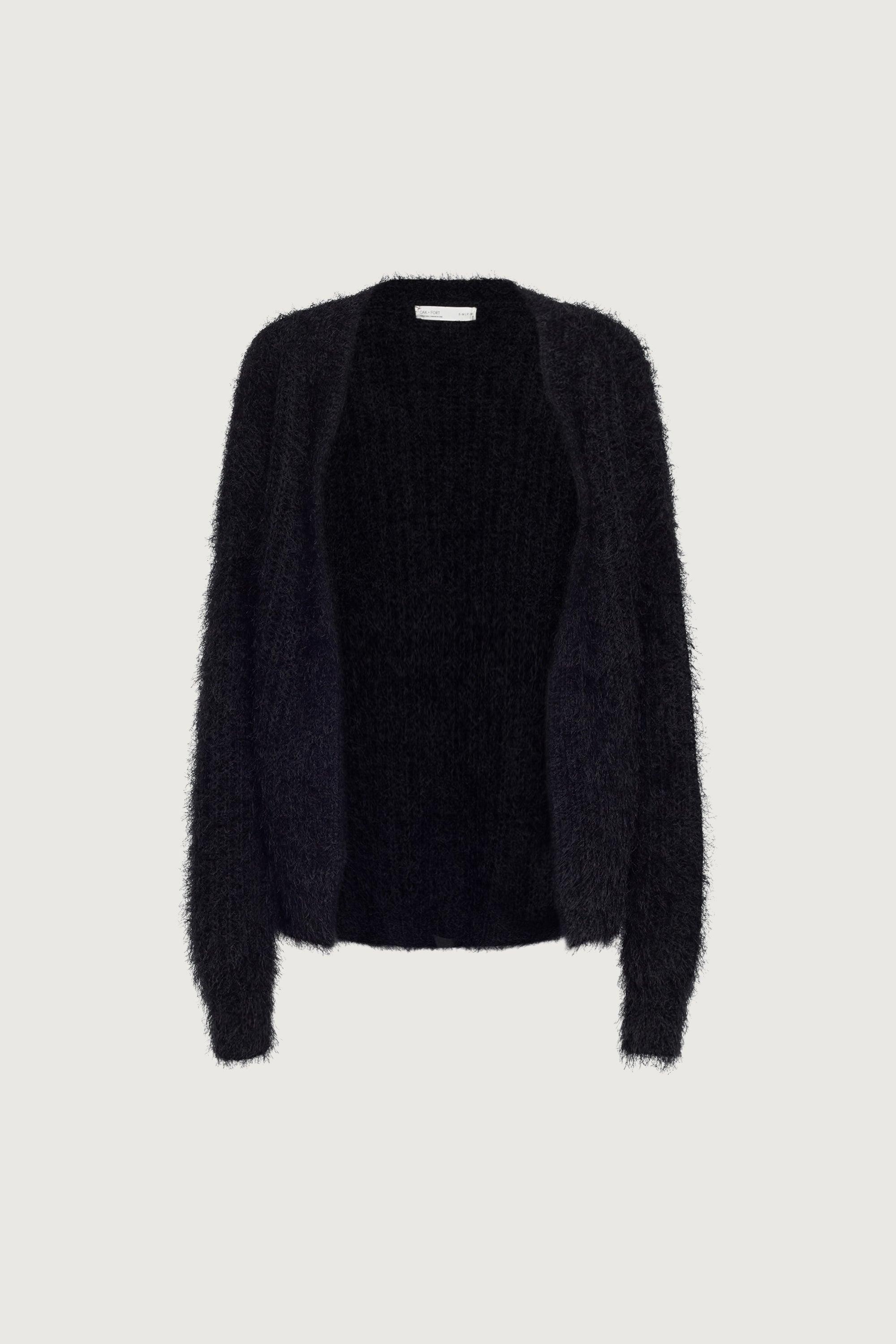 FUZZY OPEN FRONT CARDIGAN by OAK + FORT
