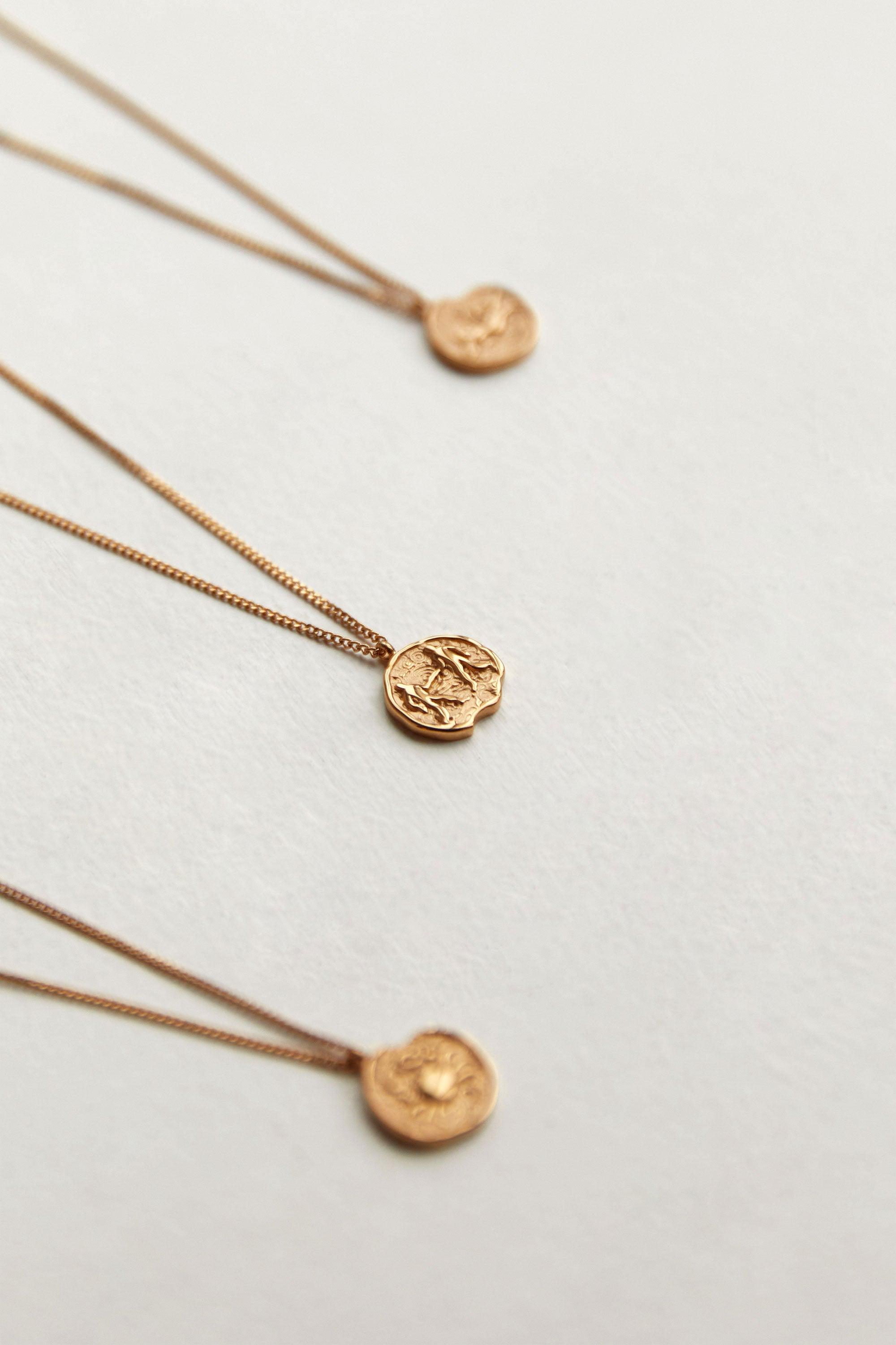 GEMINI PENDANT NECKLACE by OAK + FORT