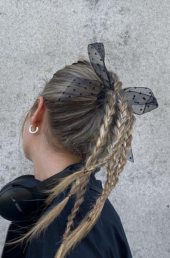 HAIR TIE WITH OVERSIZED BOW by OAK + FORT