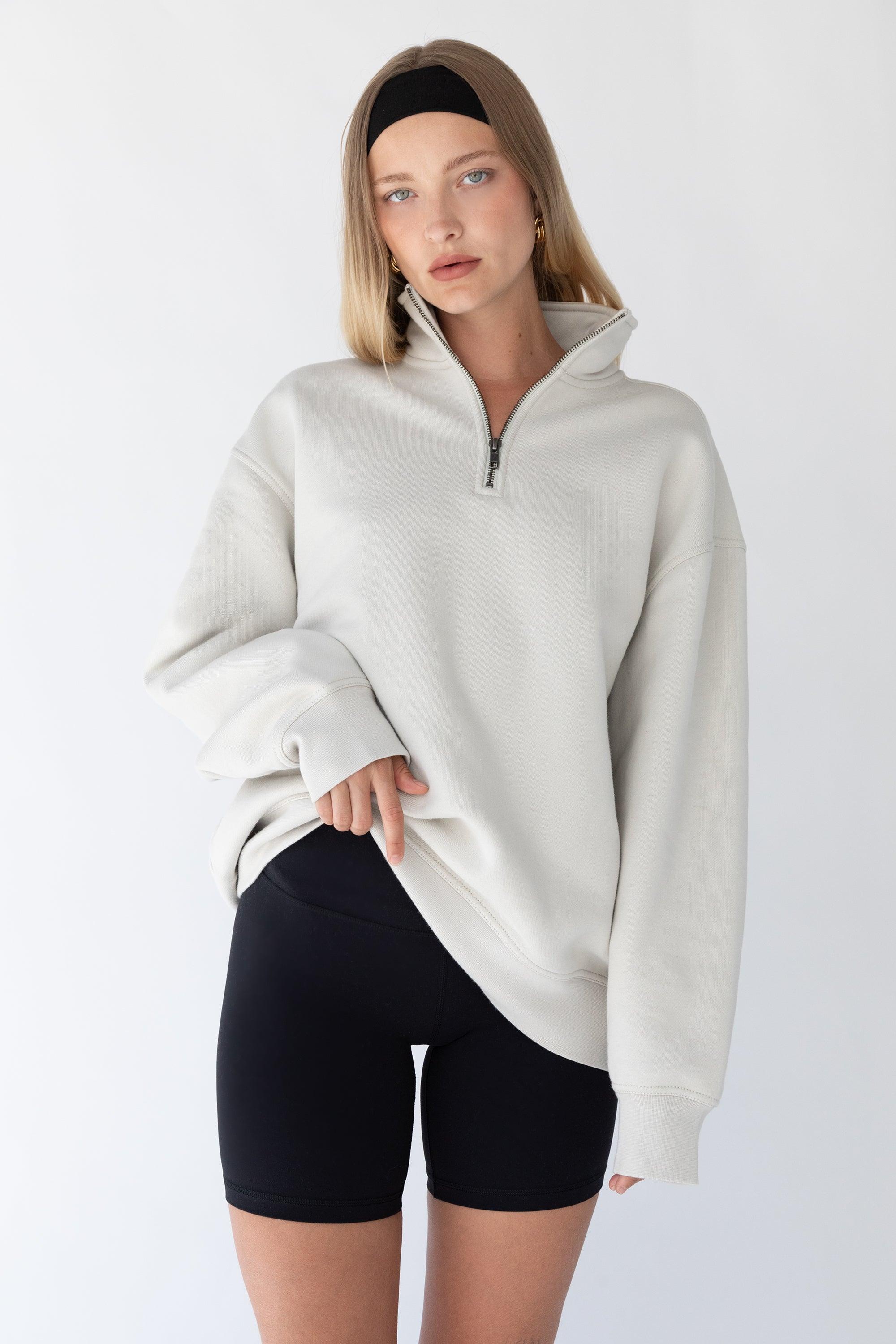 HALF-ZIP SWEAT-SHIRT by OAK + FORT