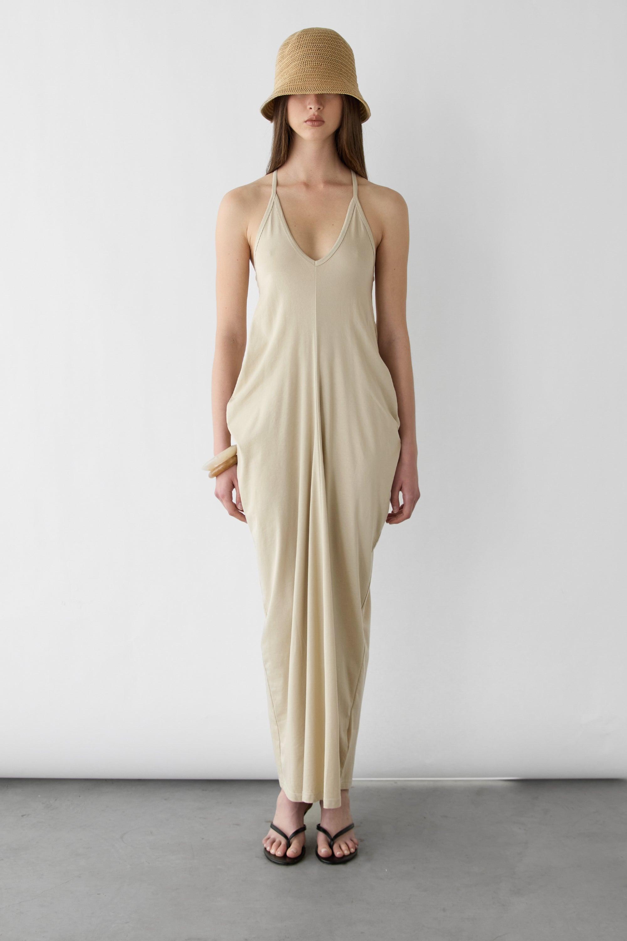 HALTER NECK MAXI DRESS by OAK + FORT