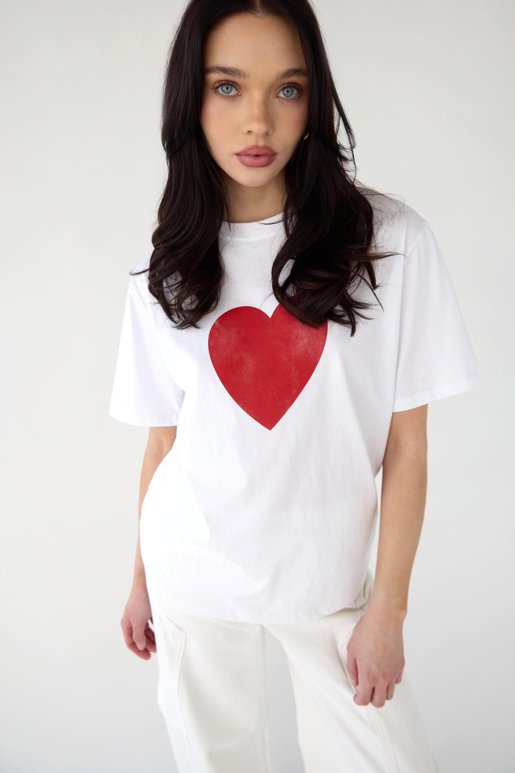 HEART GRAPHIC T-SHIRT by OAK + FORT