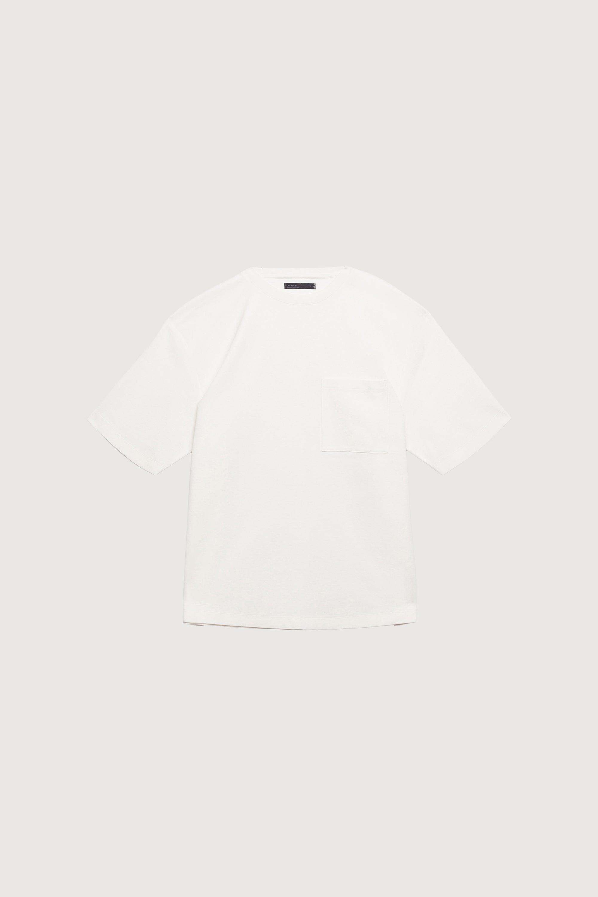 HEAVY COTTON FRONT POCKET T-SHIRT by OAK + FORT