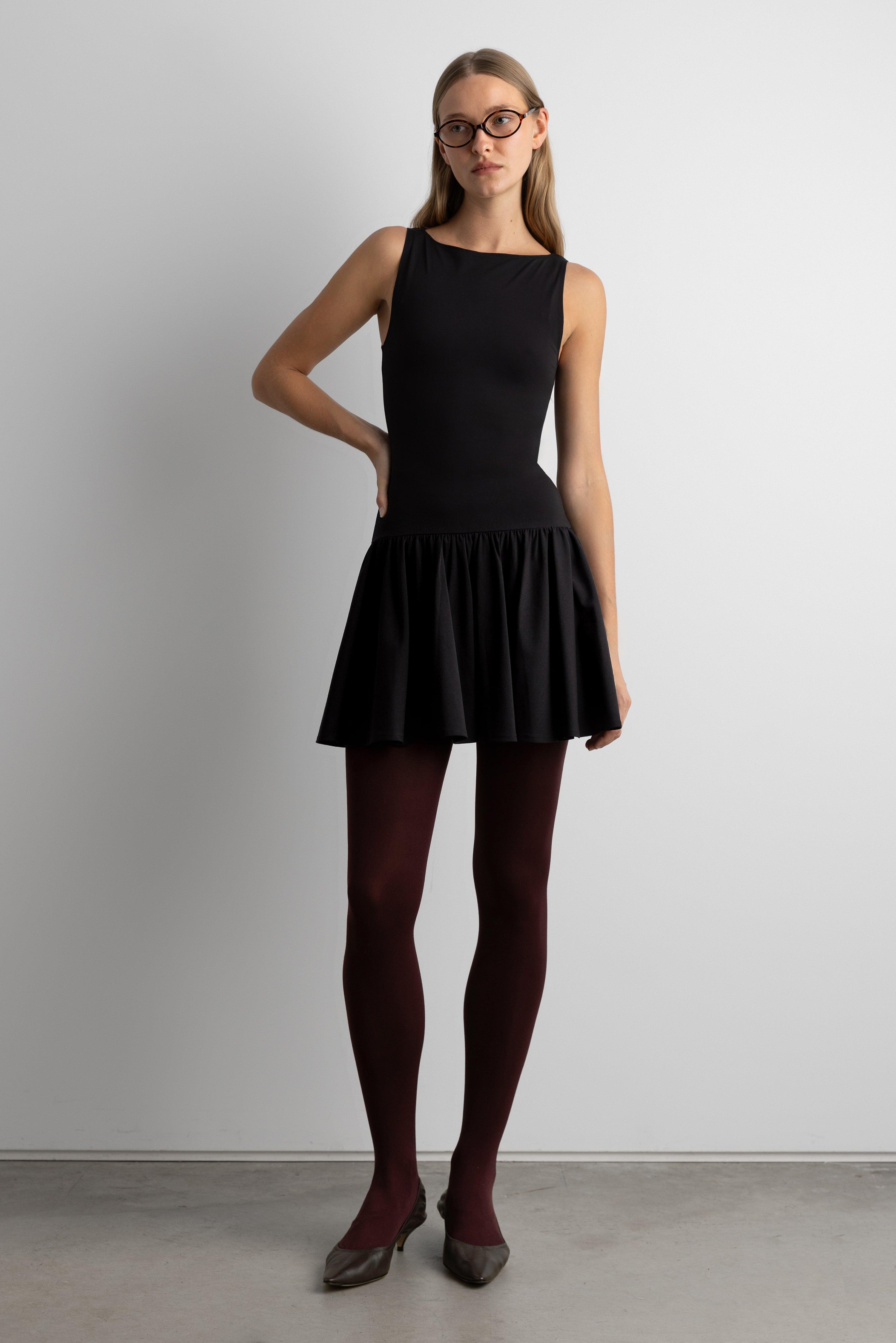 HIGH NECK MINI DRESS by OAK + FORT