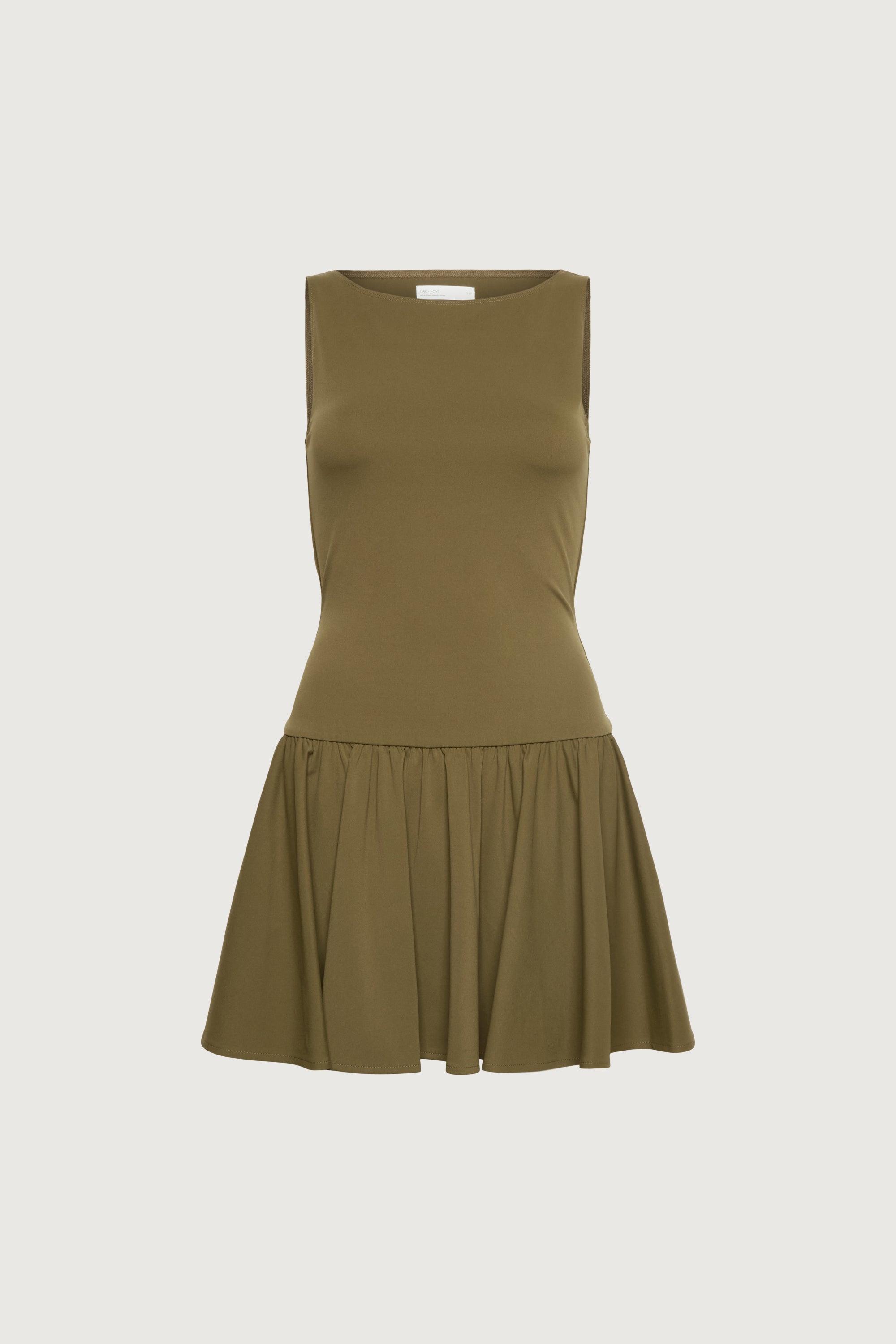HIGH NECK MINI DRESS by OAK + FORT