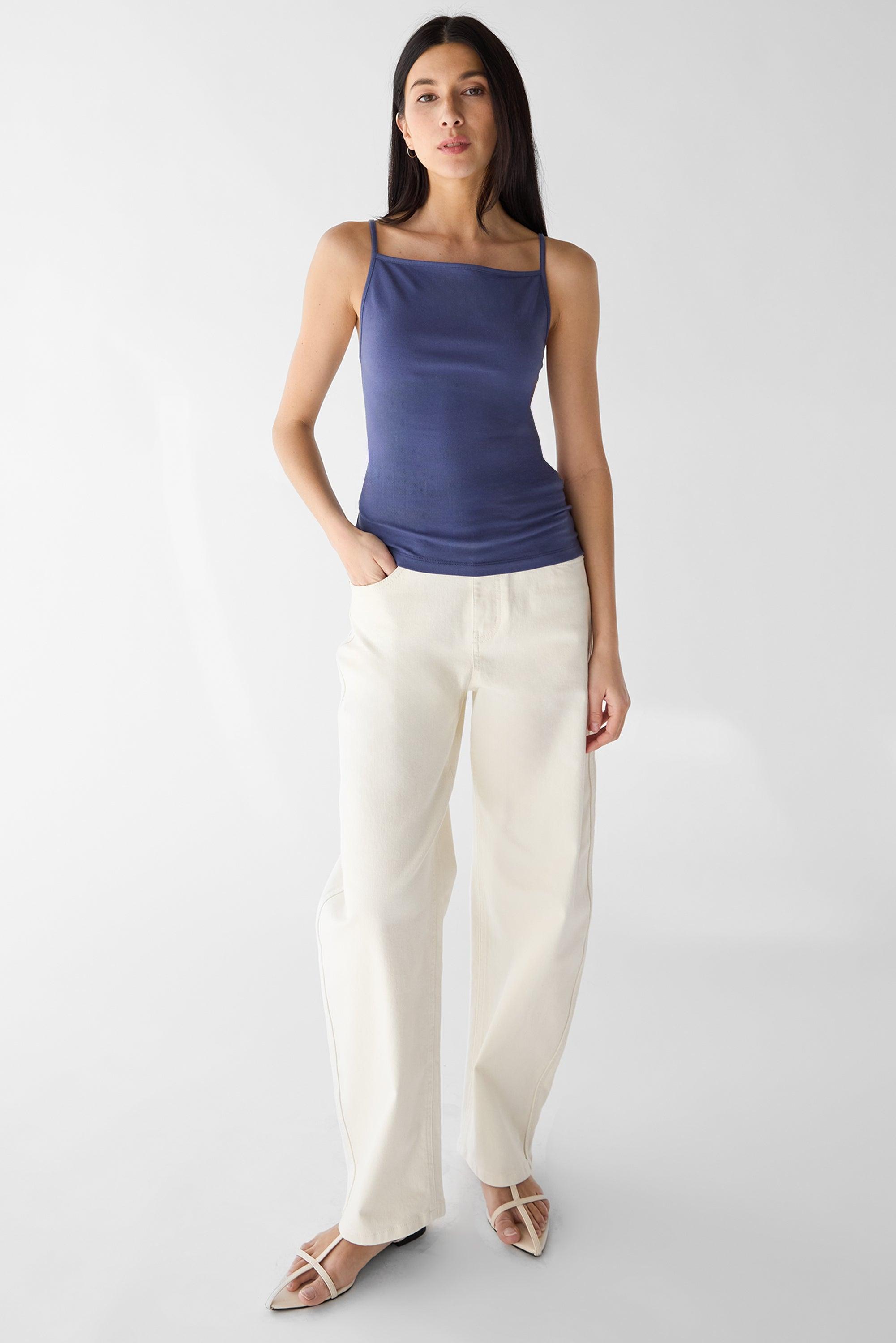 HIGH NECKLINE TANK TOP by OAK + FORT