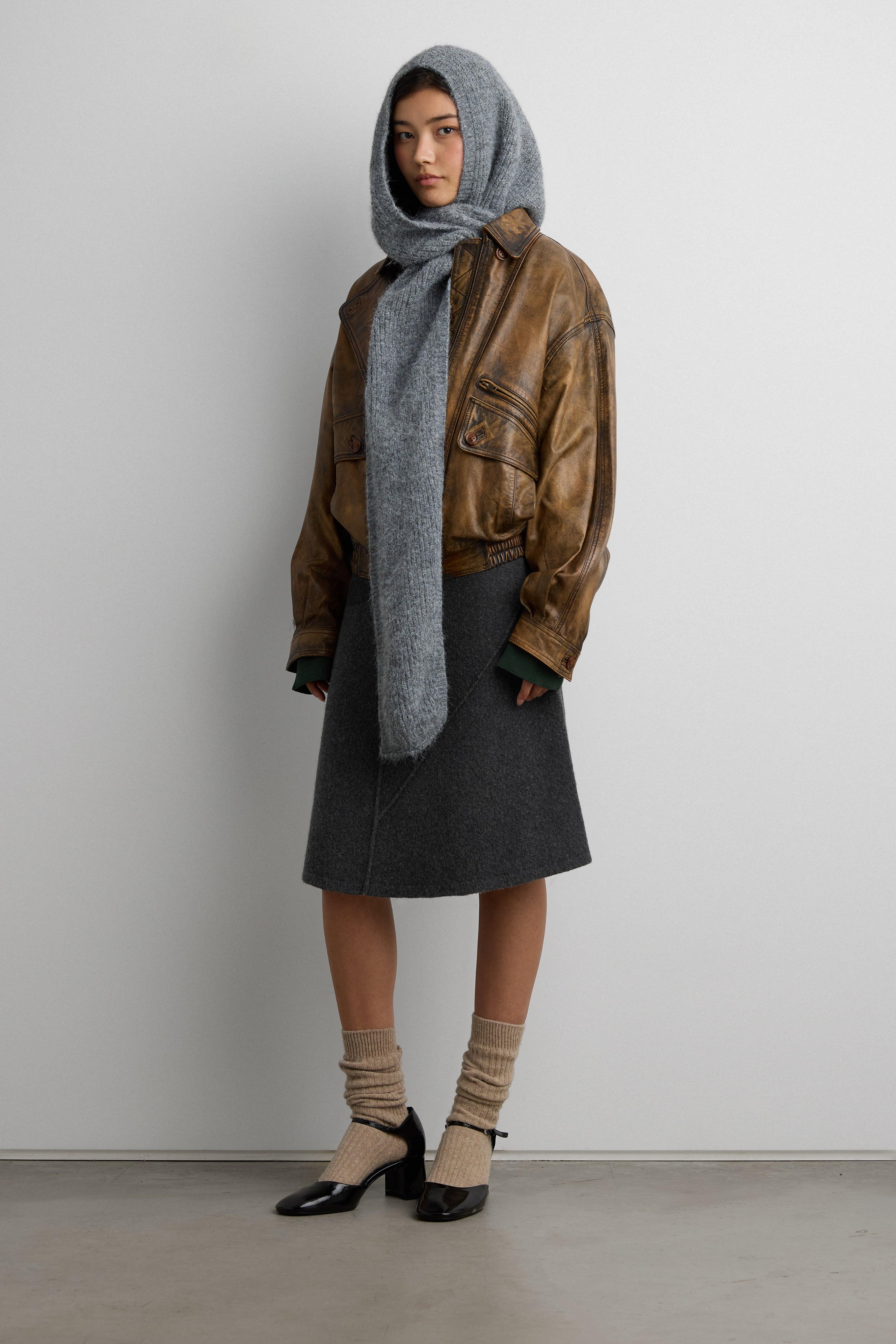 HOODED SCARF by OAK + FORT