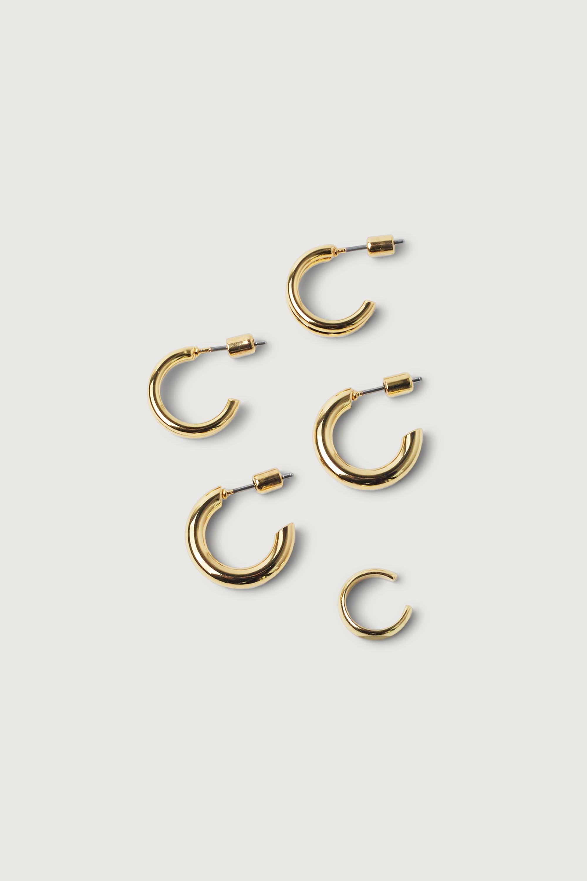 HOOP SET WITH EAR CUFF by OAK + FORT