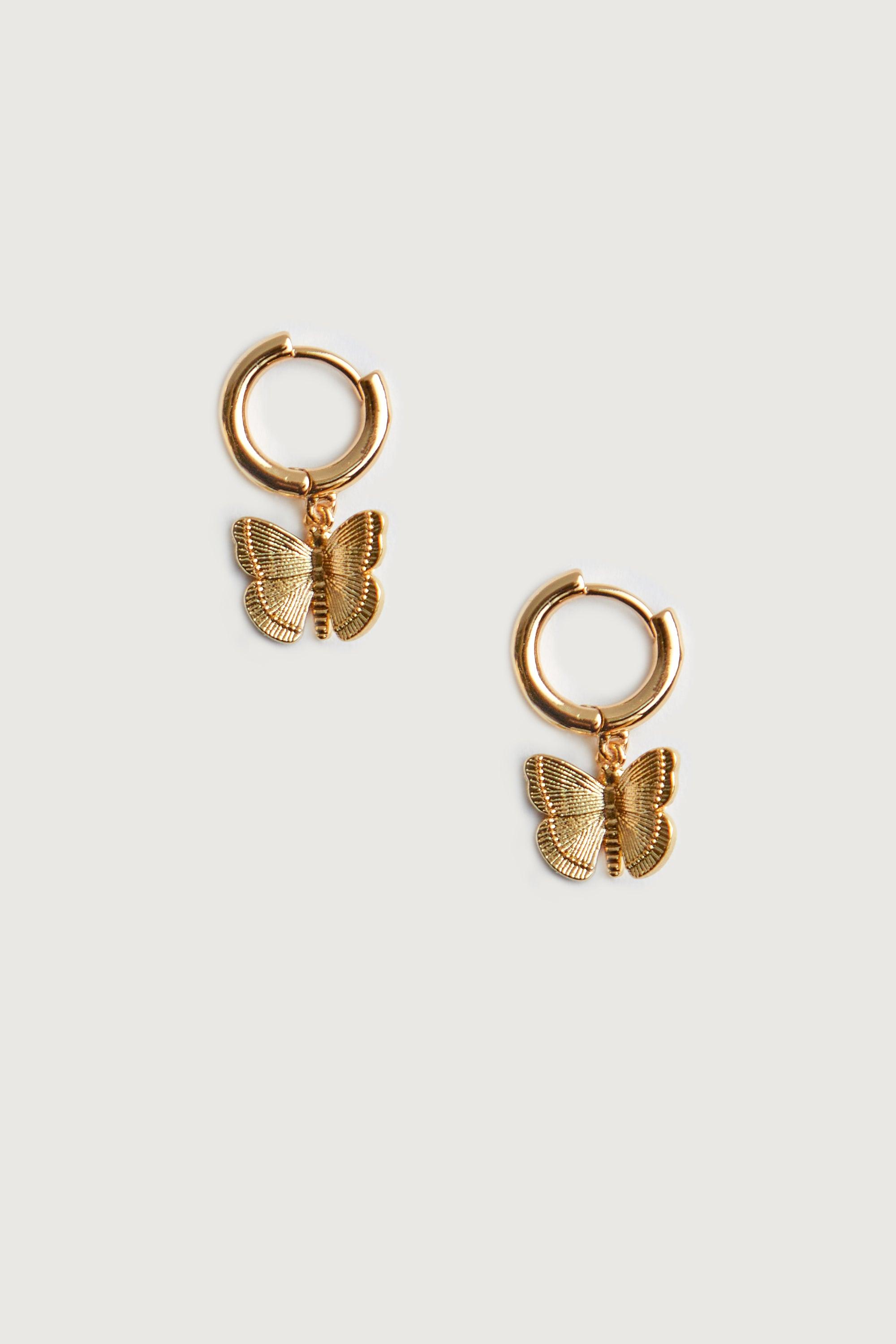 HOOP WITH CHARM PENDANT by OAK + FORT