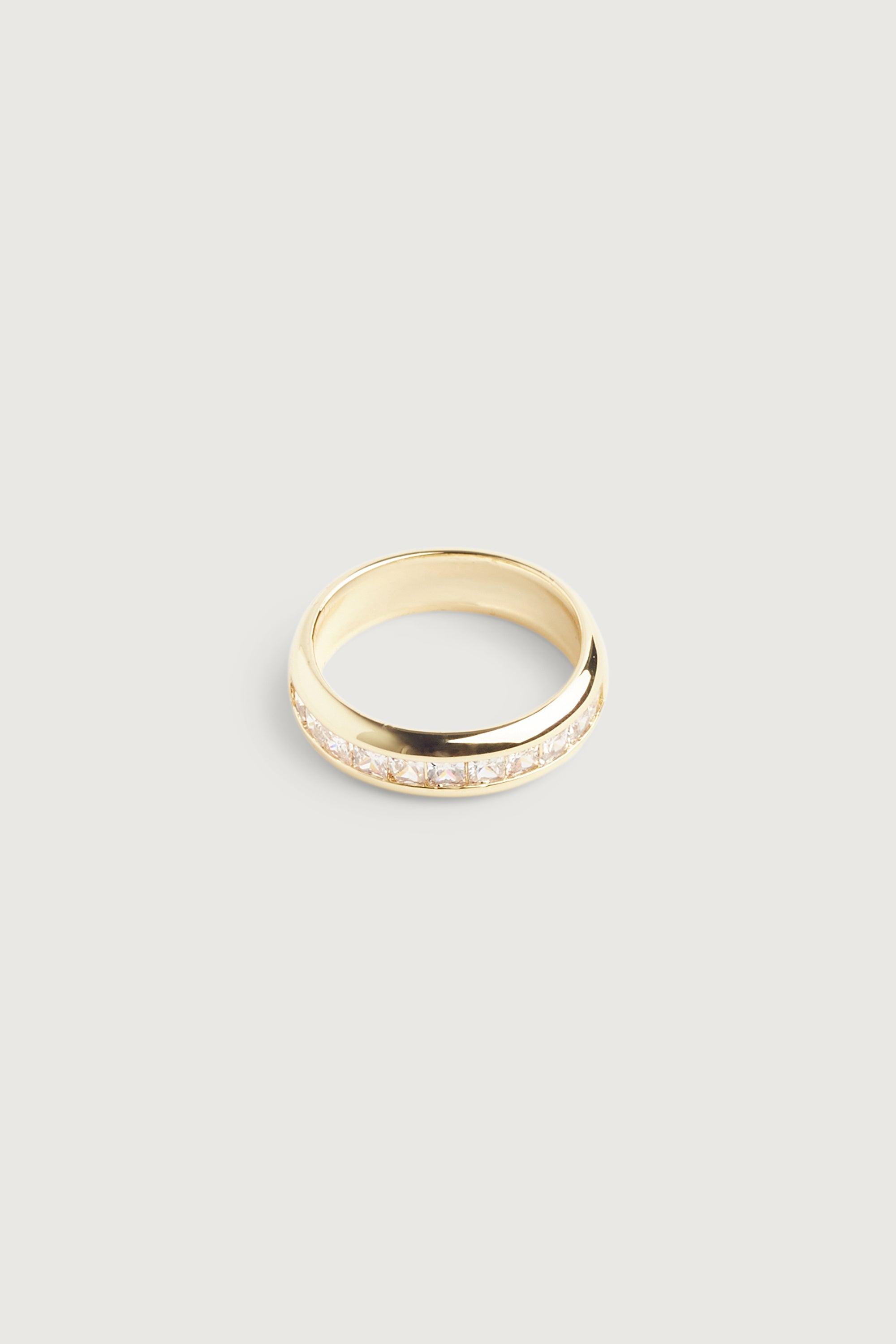 INLAID ZIRCONIA RING by OAK + FORT