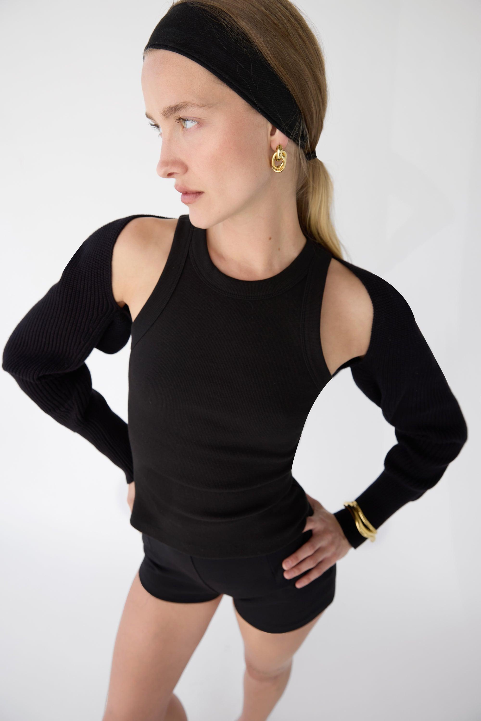 INTERLOCKING RING EARRINGS by OAK + FORT