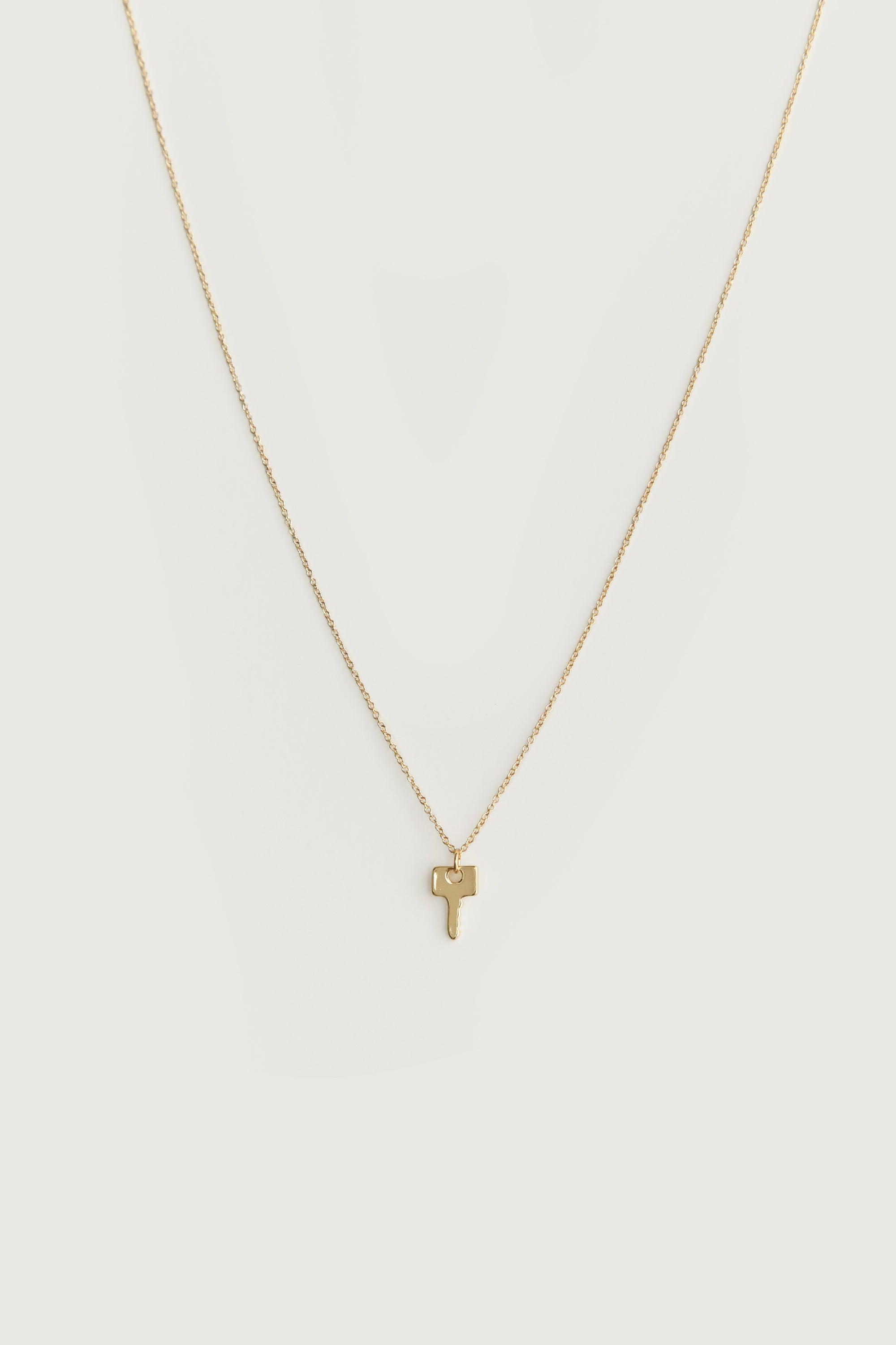 KEY CHARM NECKLACE by OAK + FORT