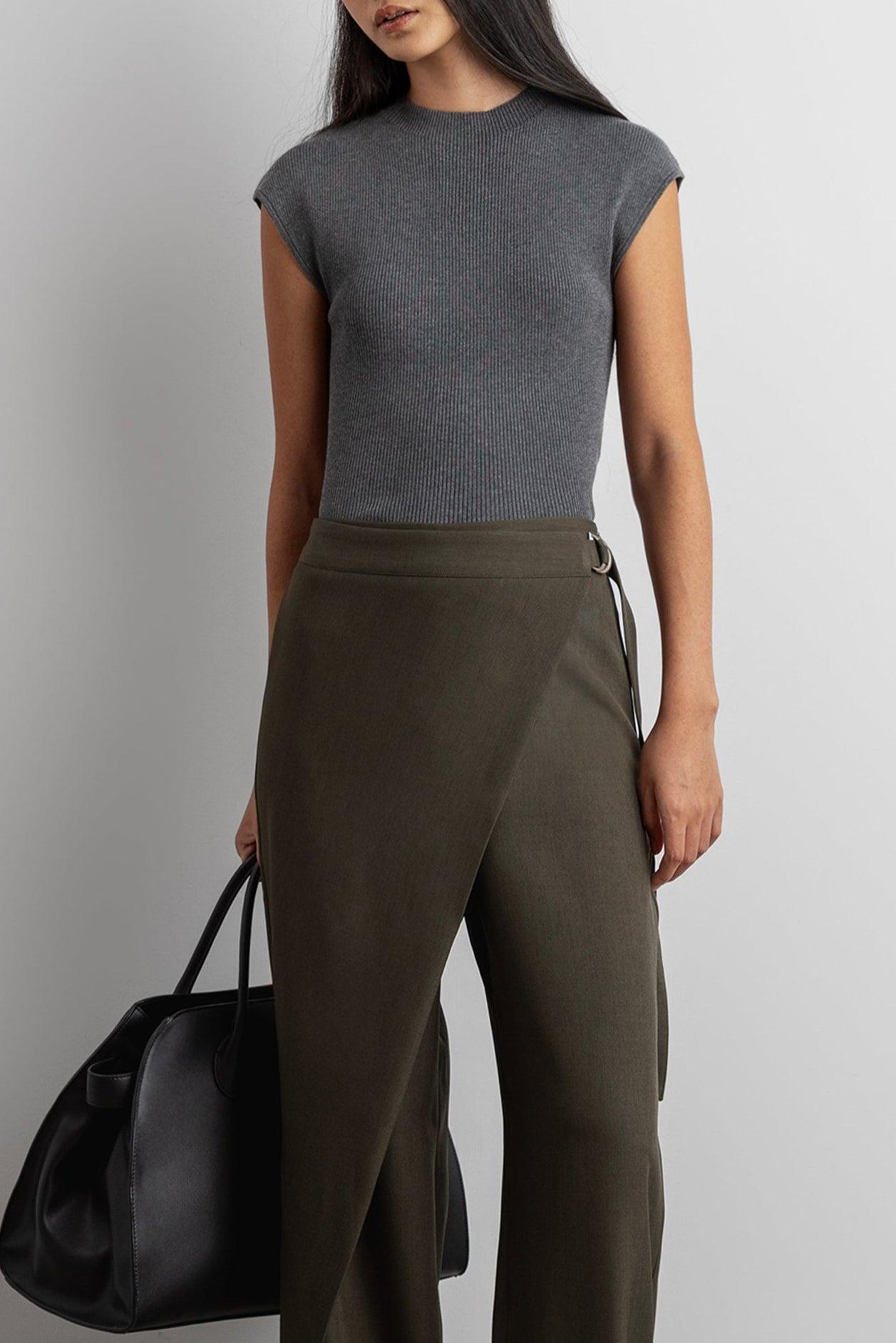 KNIT MOCKNECK TOP by OAK + FORT